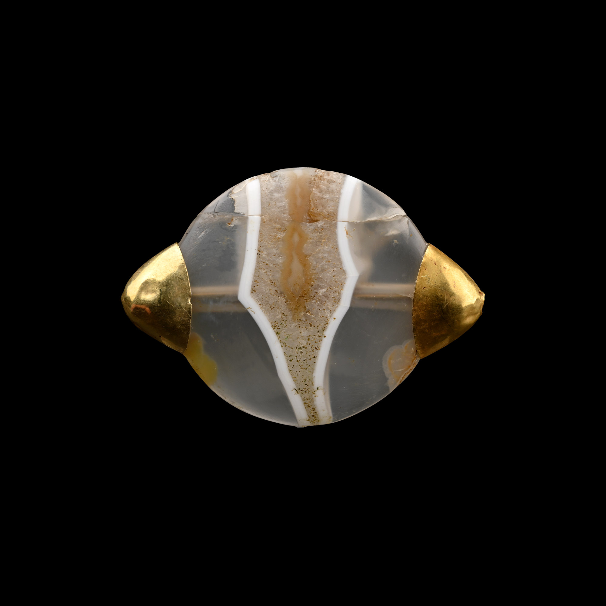An Exceptional Western Asiatic Banded Agate Bead