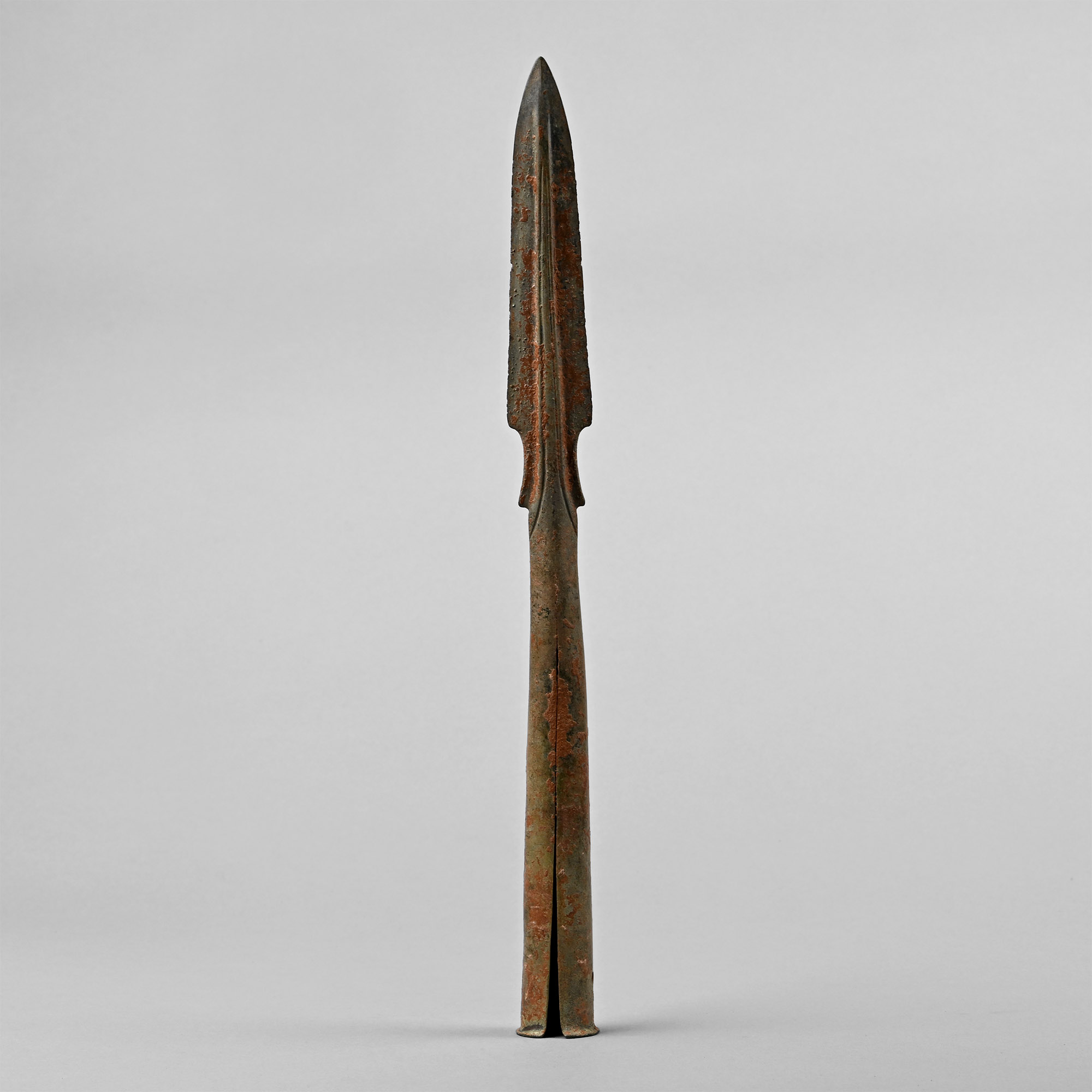 Chinese Zhou Bronze Socketted Spearhead