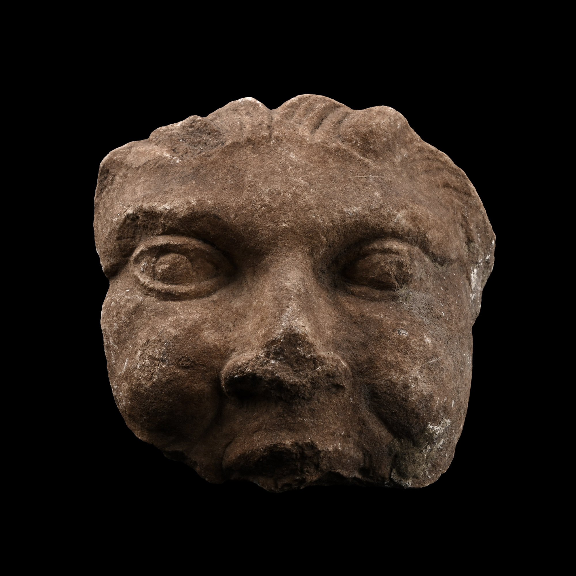 Roman Marble Face Fragment
