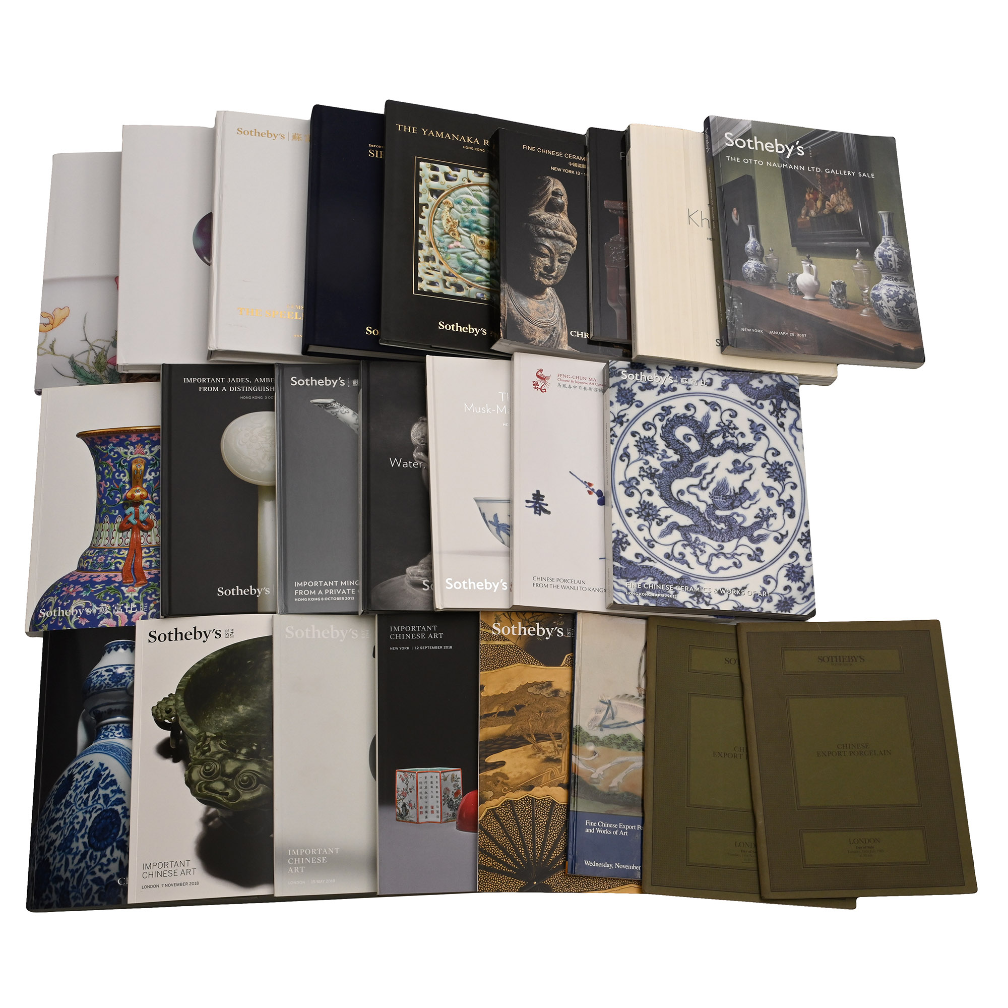 Sotheby's and Christie's Chinese and Asian Art Auction Catalogue Group - 24 Titles