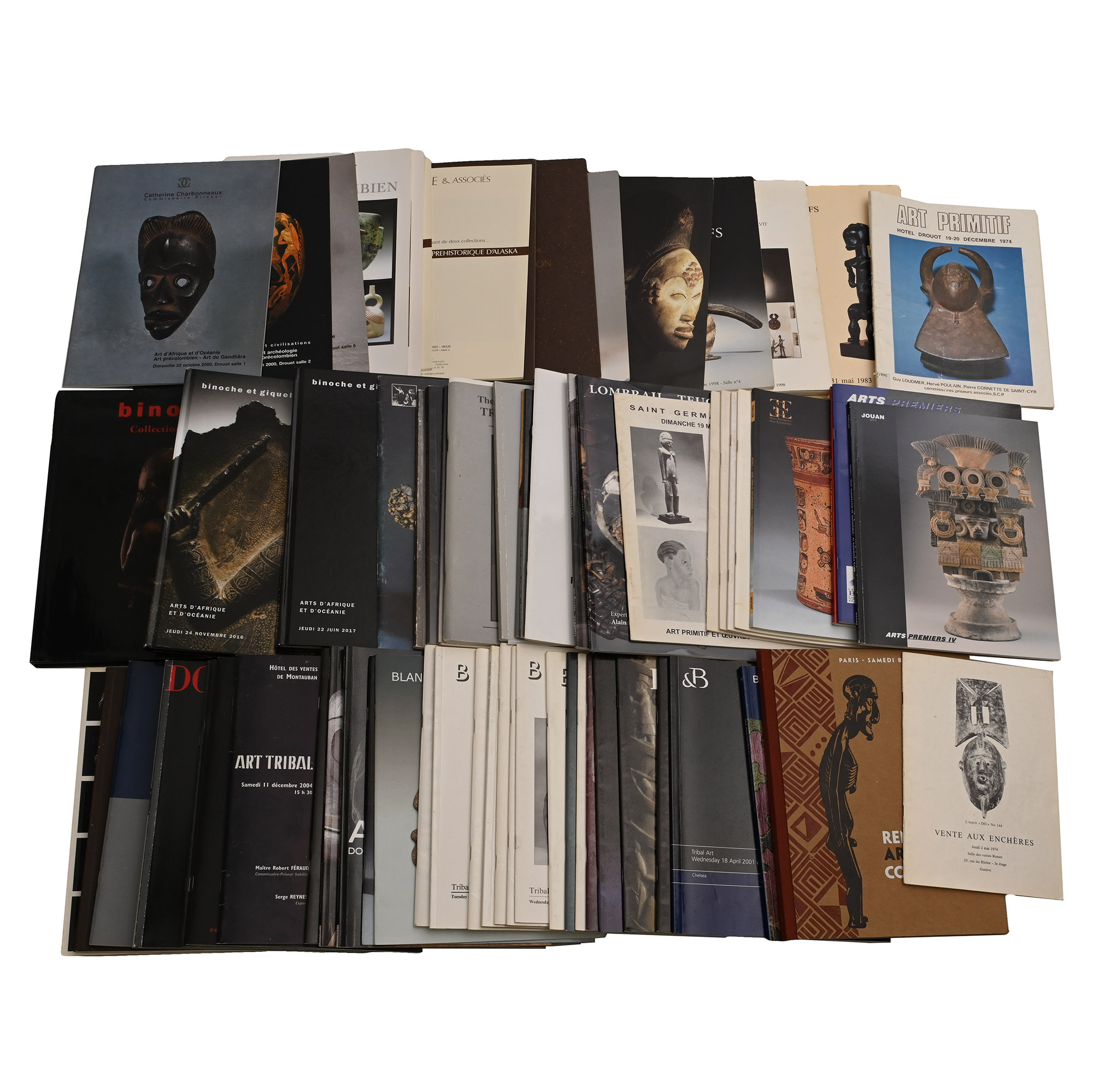 African Tribal, Primitive and Pre-Columbian Art Auction Catalogues - 70 Titles