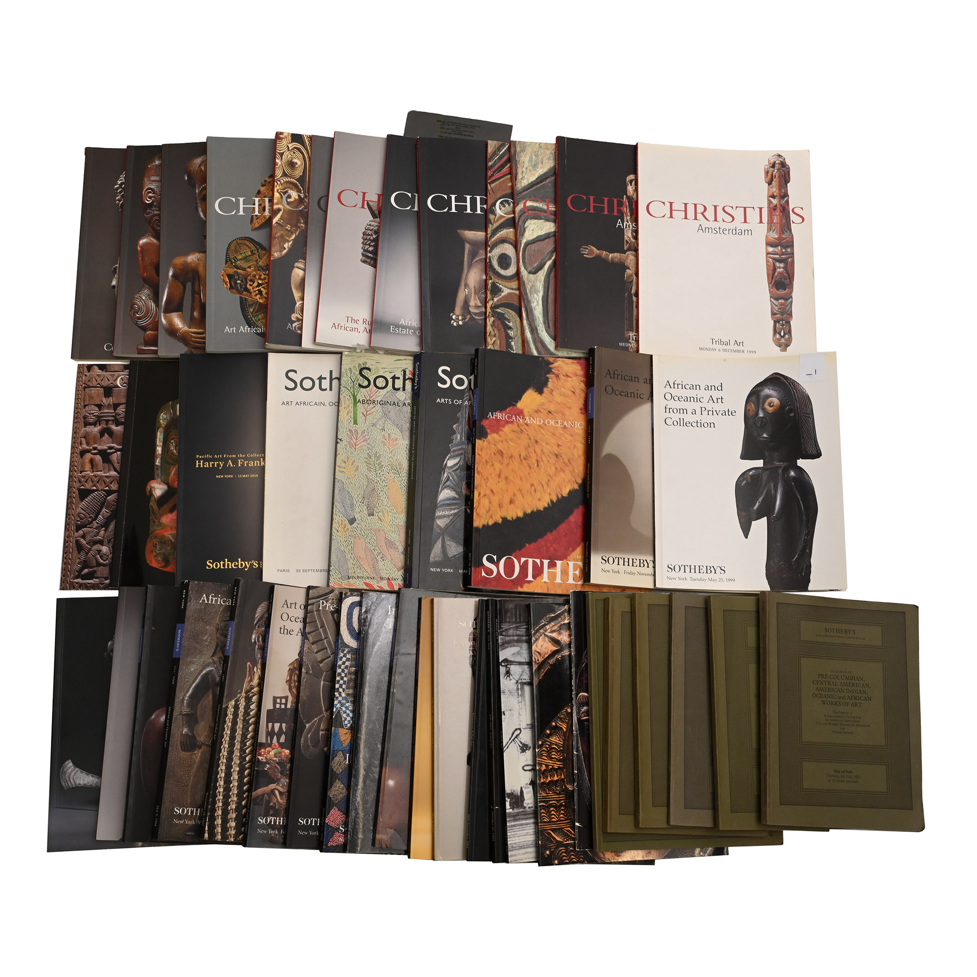 Sotheby's and Christie's African Tribal, Primitive and Pre-Columbian Art Auction Catalogues - 45 Titles