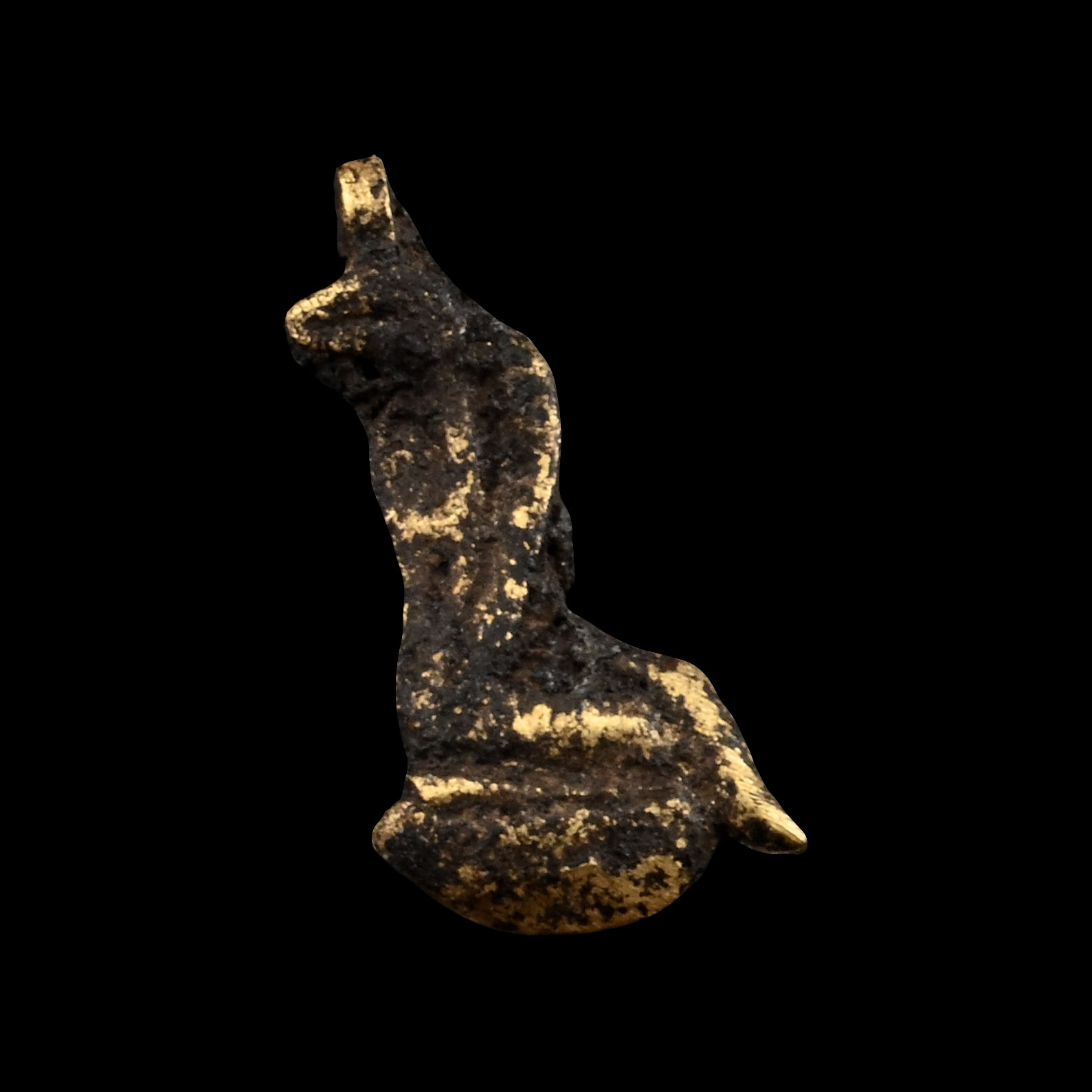 Egyptian Gold Uraeus Amulet