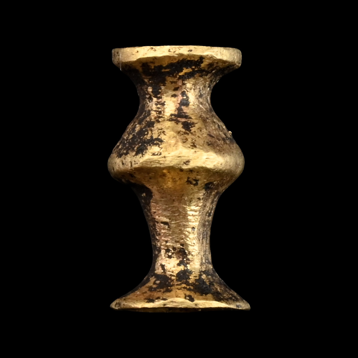 Egyptian Gold Vase-Shaped Bead