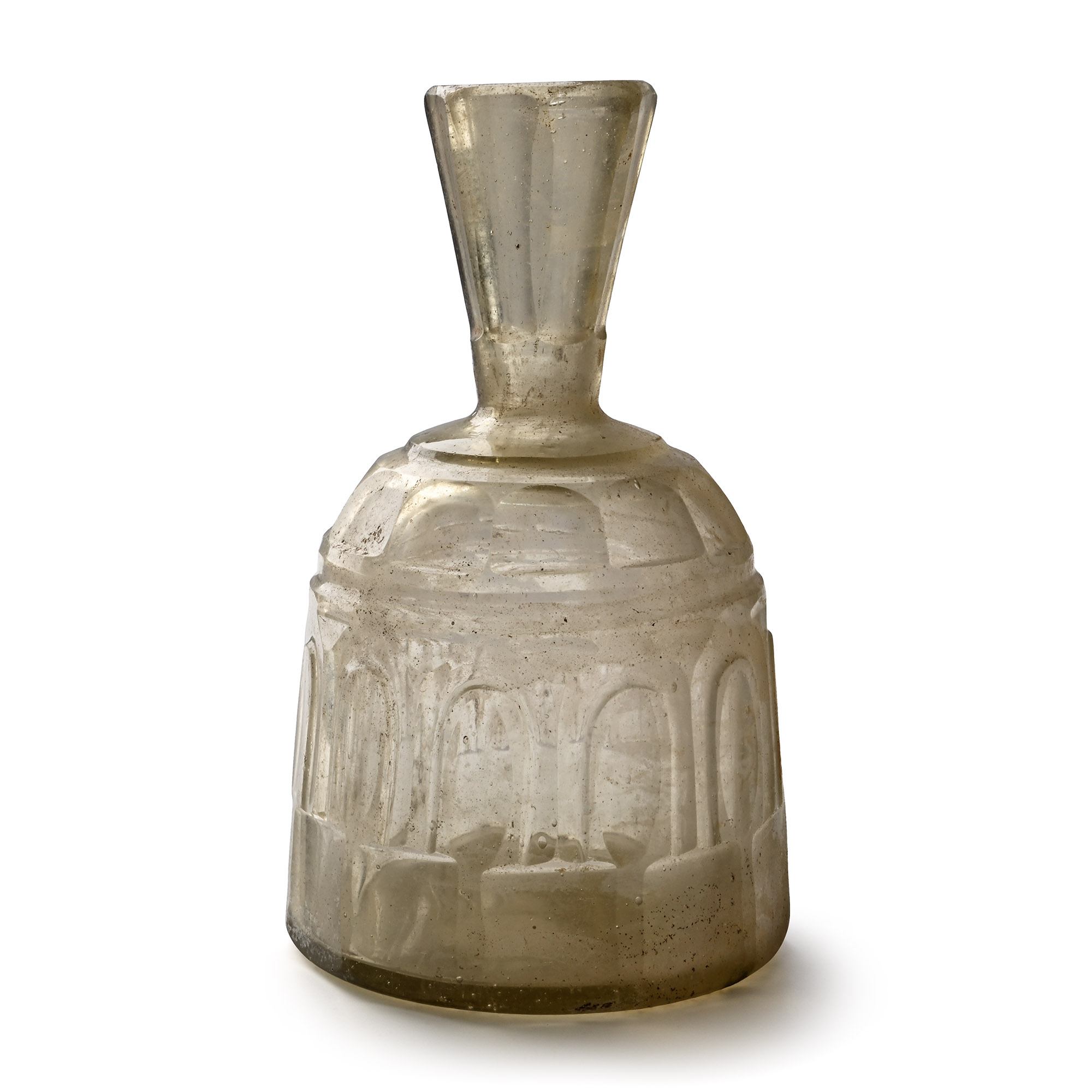 Post-Sasanian Cut Glass Vase