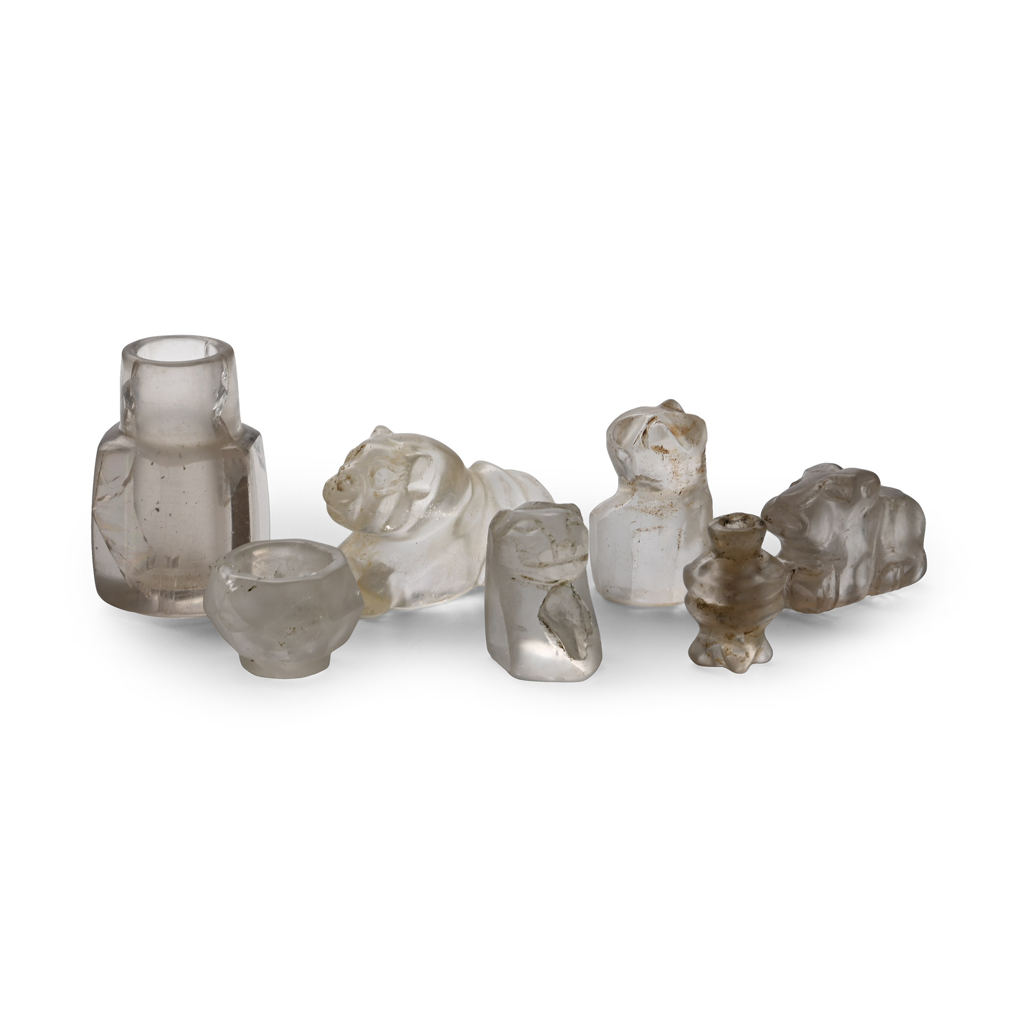 Western Asiatic Rock Crystal Animal and Other Artefact Collection