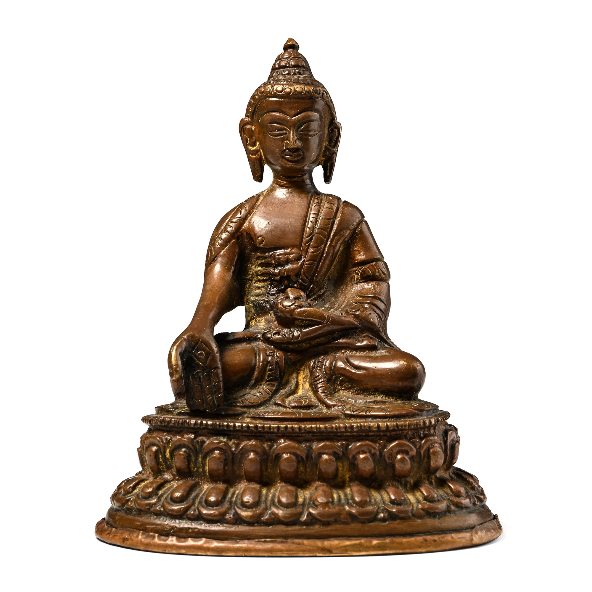 Tibetan Bronze Seated Buddha