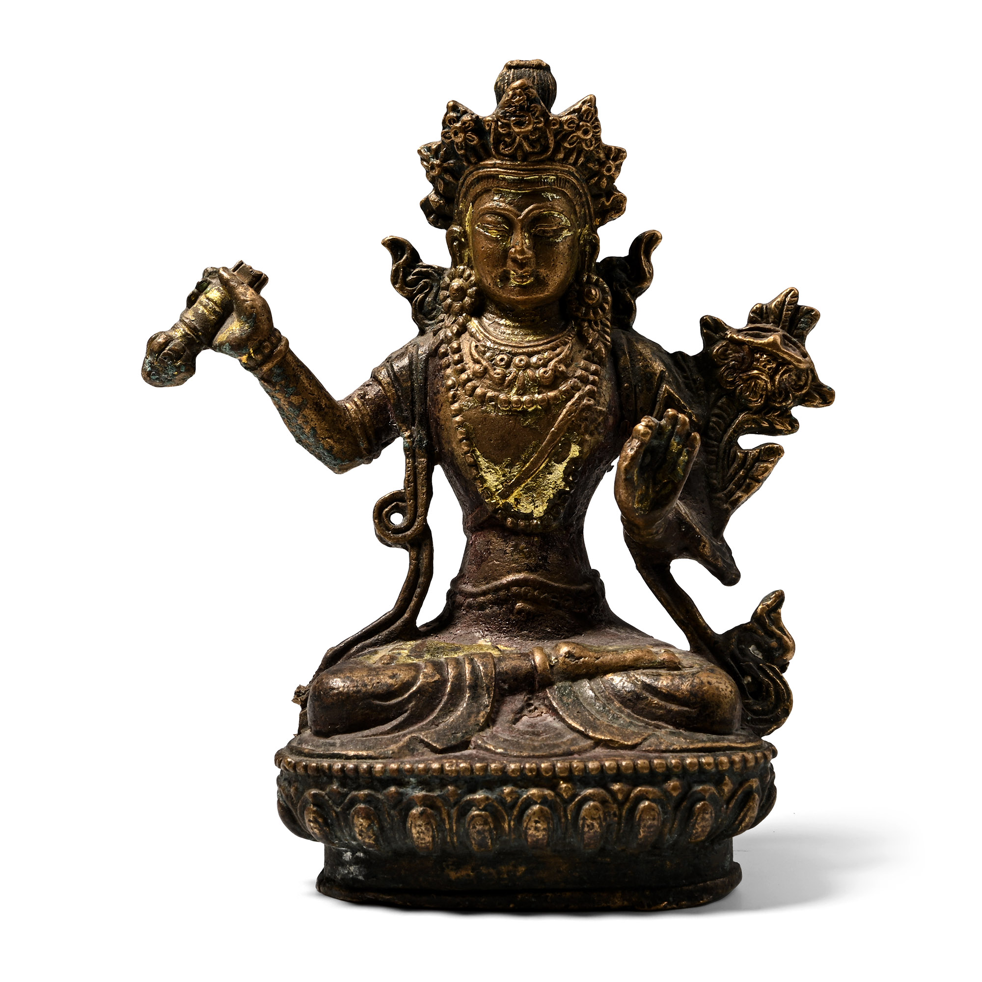 Tibetan Bronze Seated Buddha