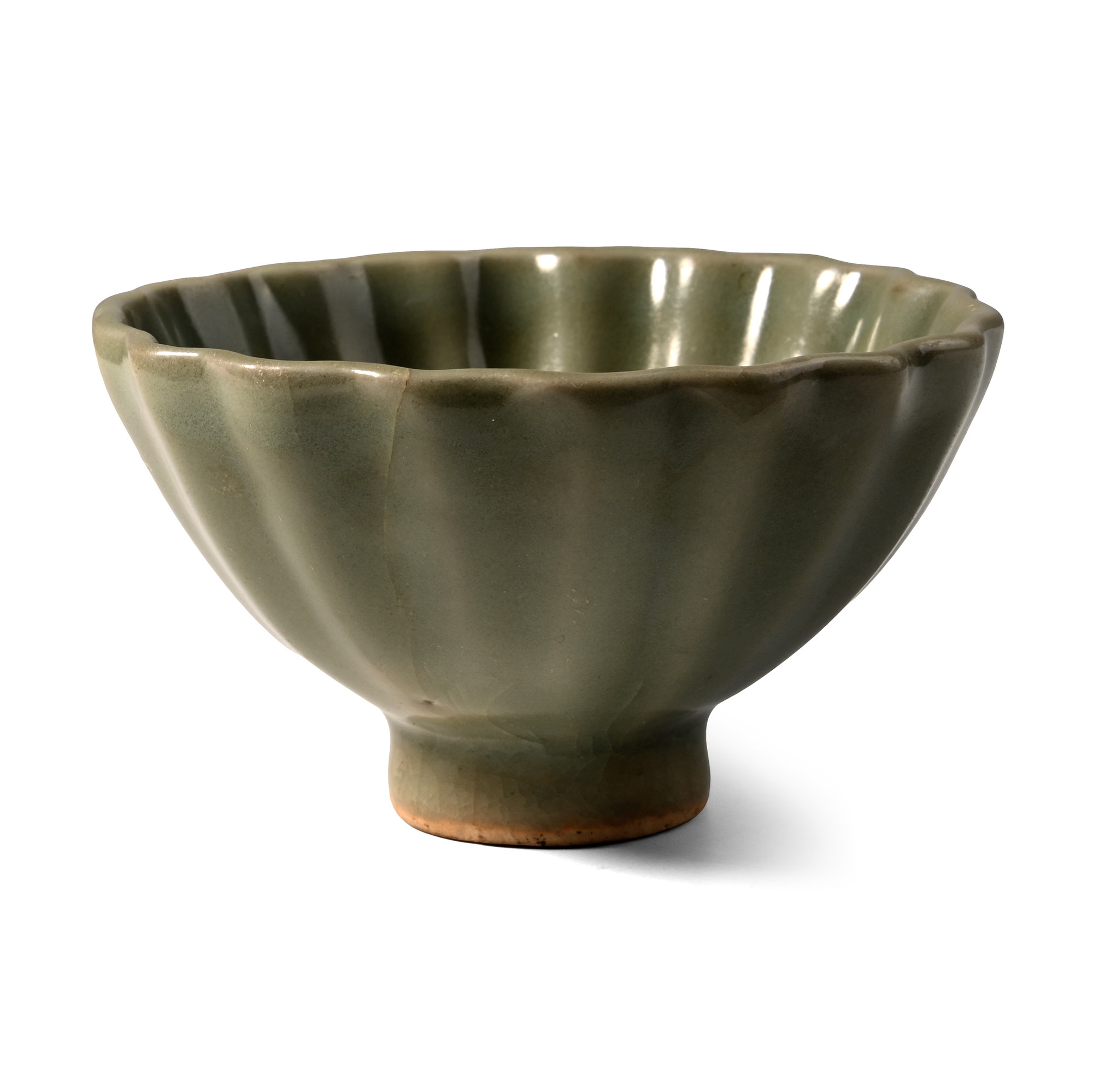 Chinese Celadon Chrysanthemum-Form Cup