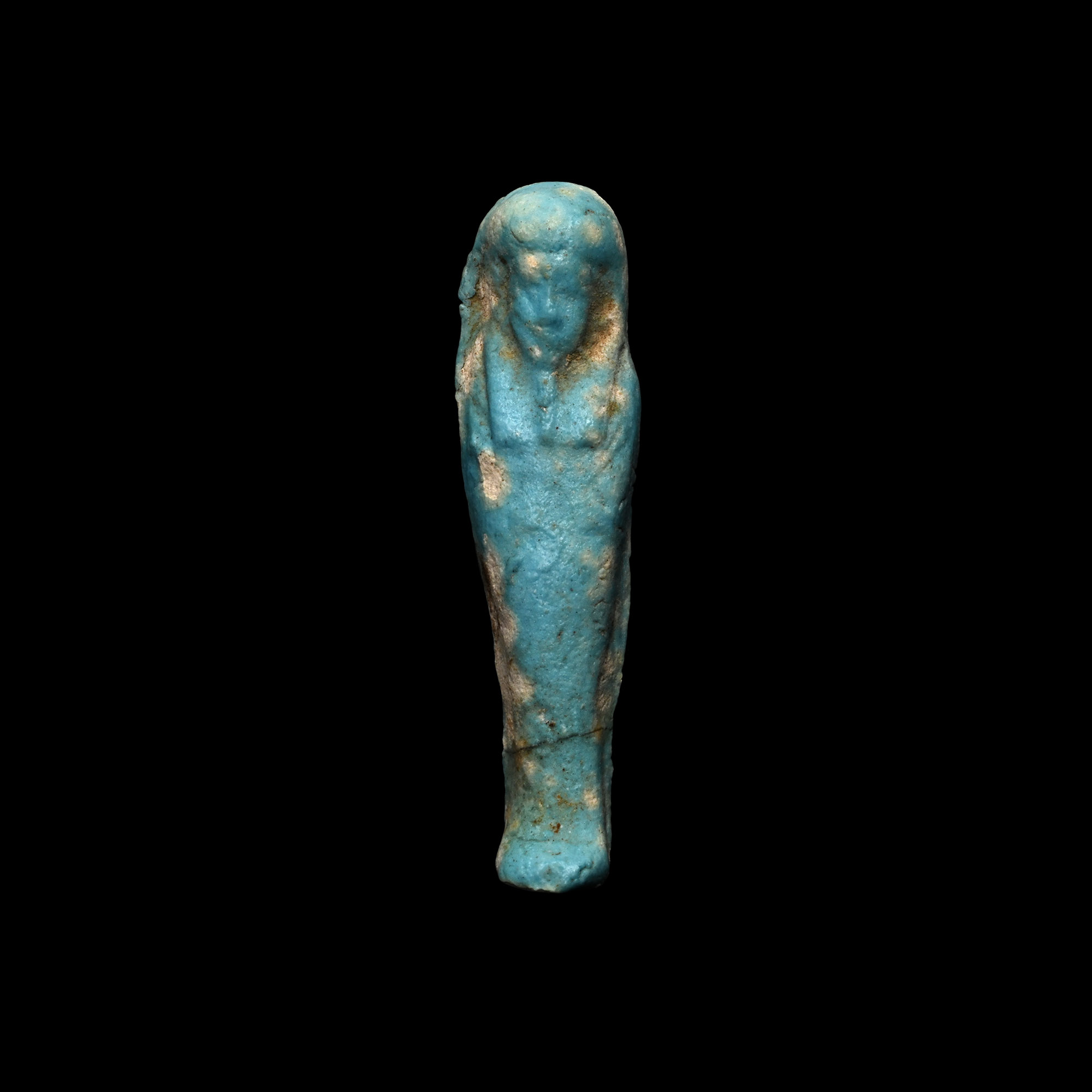 Egyptian Sky Blue Faience Shabti