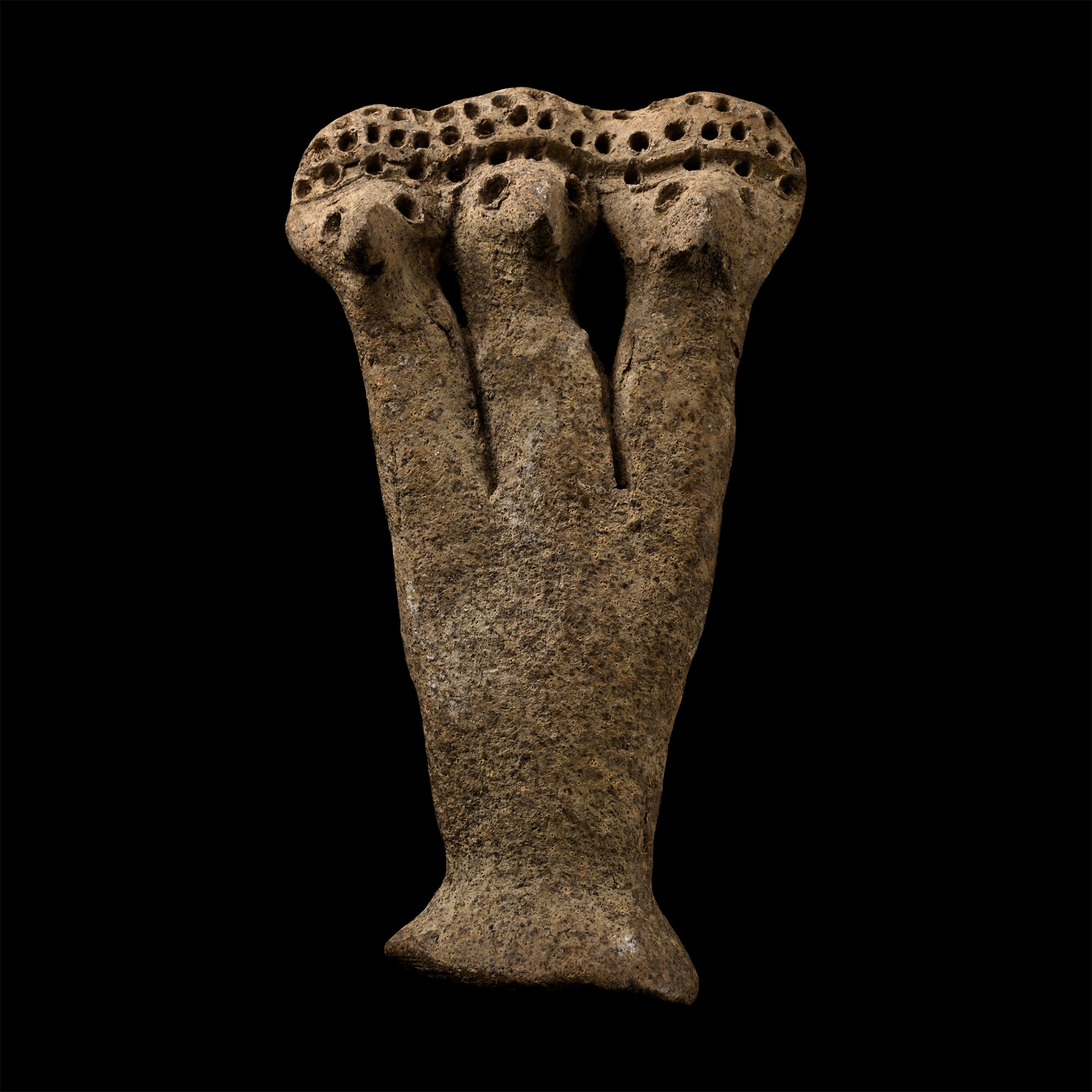Syro-Hittite Terracotta Fertility Figure Group