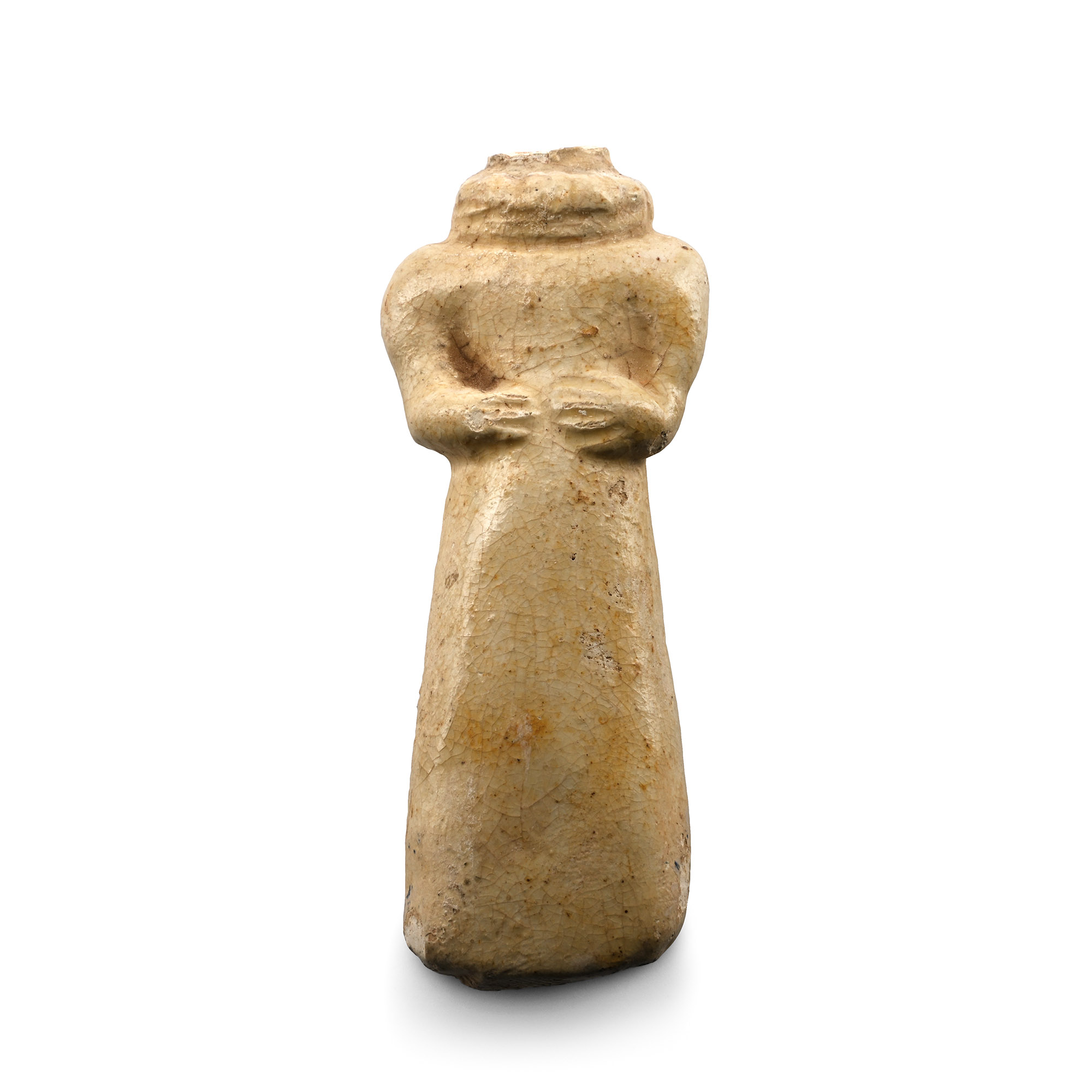 Parthian Glazed Terracotta Fertility Figure