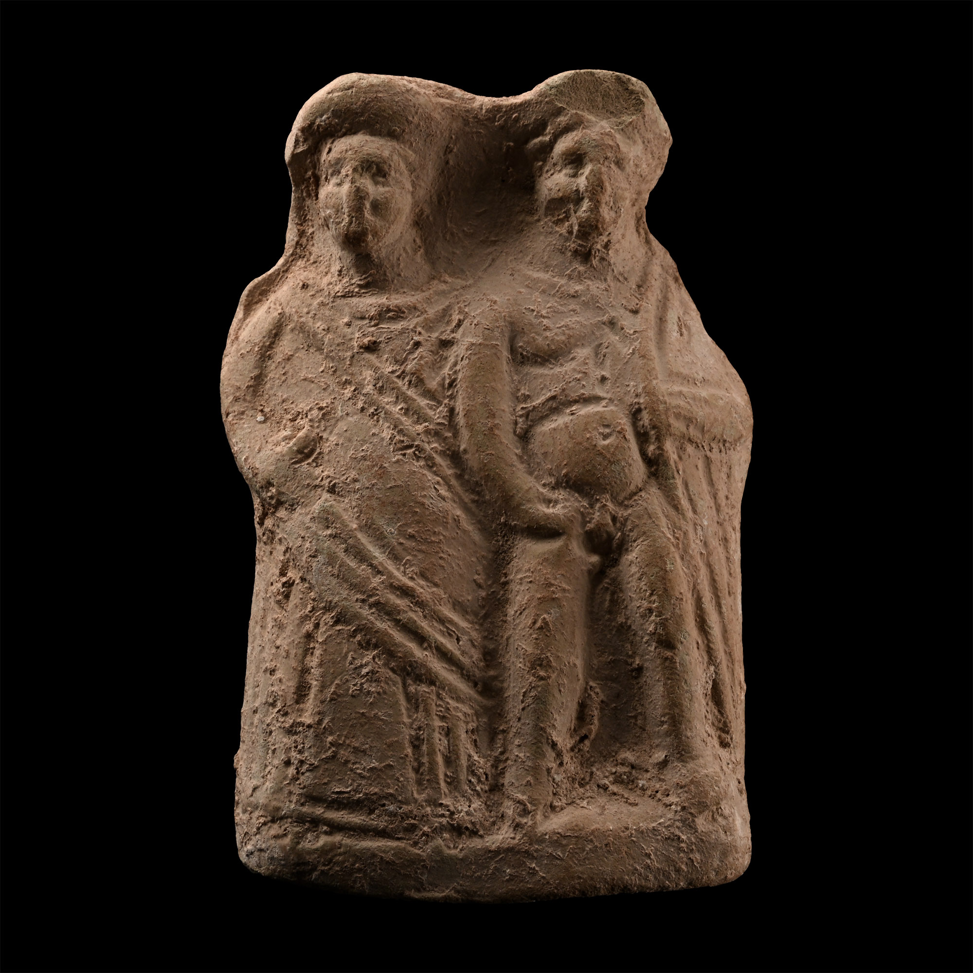 Roman Terracotta of a Couple