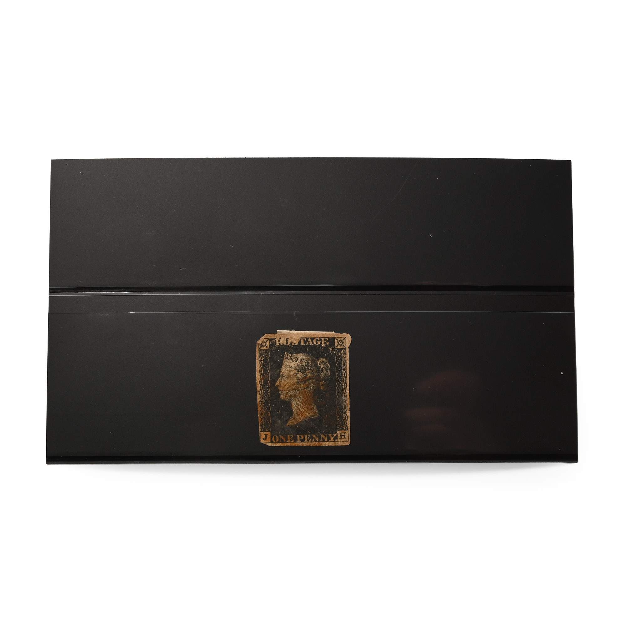 Great Britain. Victoria, Penny Black Imperforated Stamp.