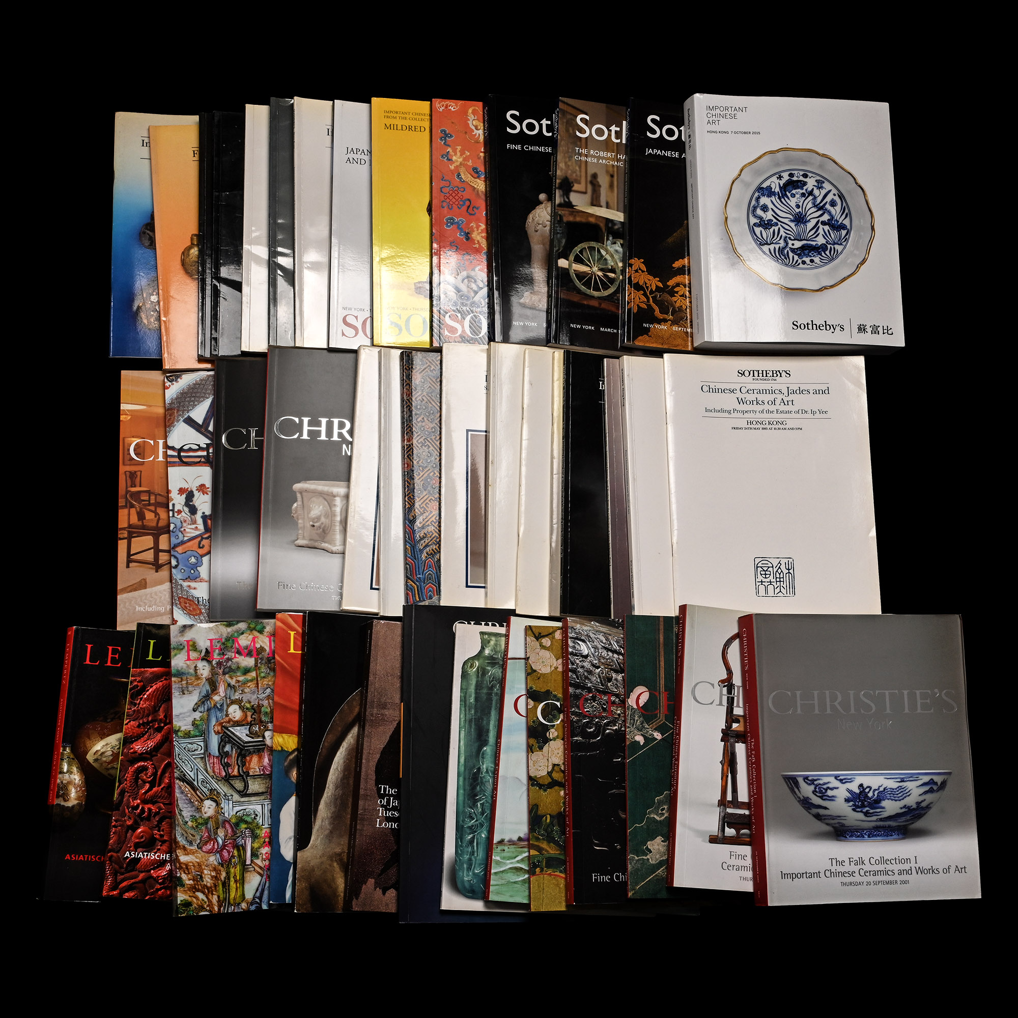 Christie's, Sotheby's and Other Chinese and Asia Art Auction Catalogues - 42 Titles