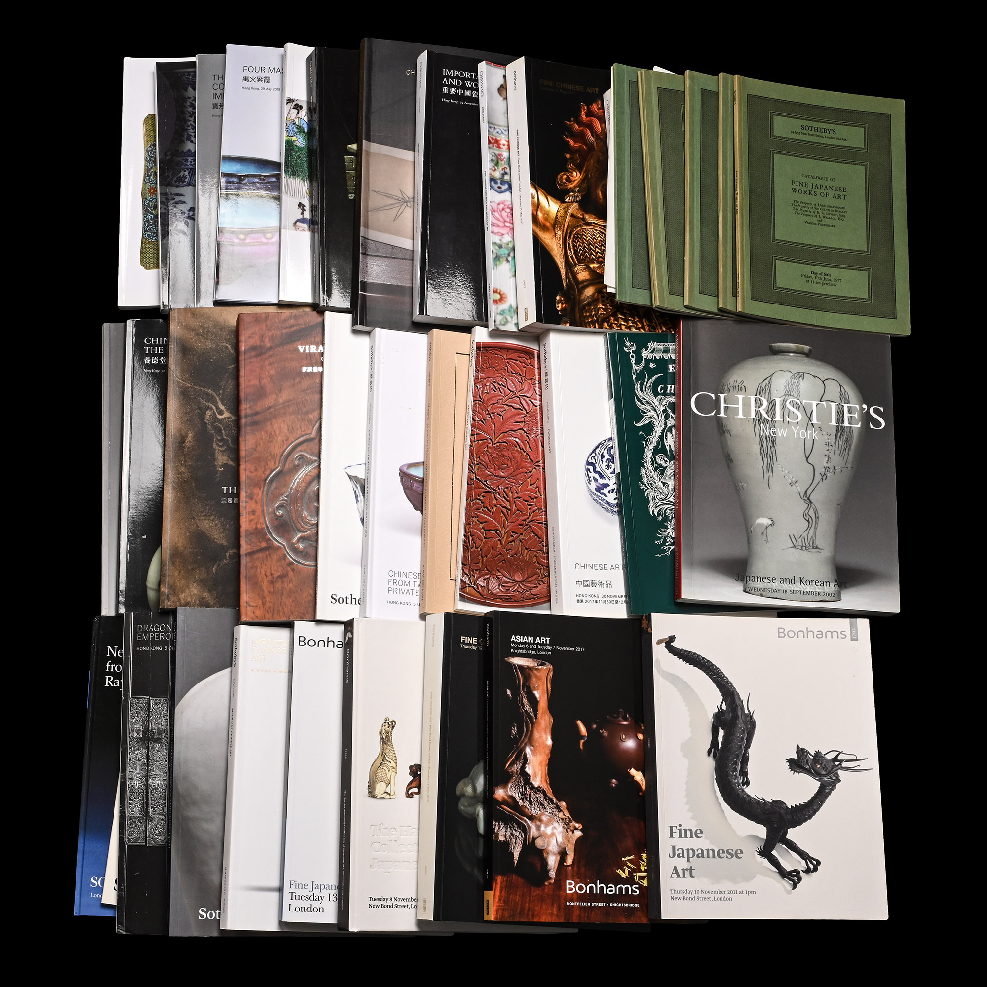 Christie's, Sotheby's and Bonhams Chinese and Asia Art Auction Catalogues - 38 Titles