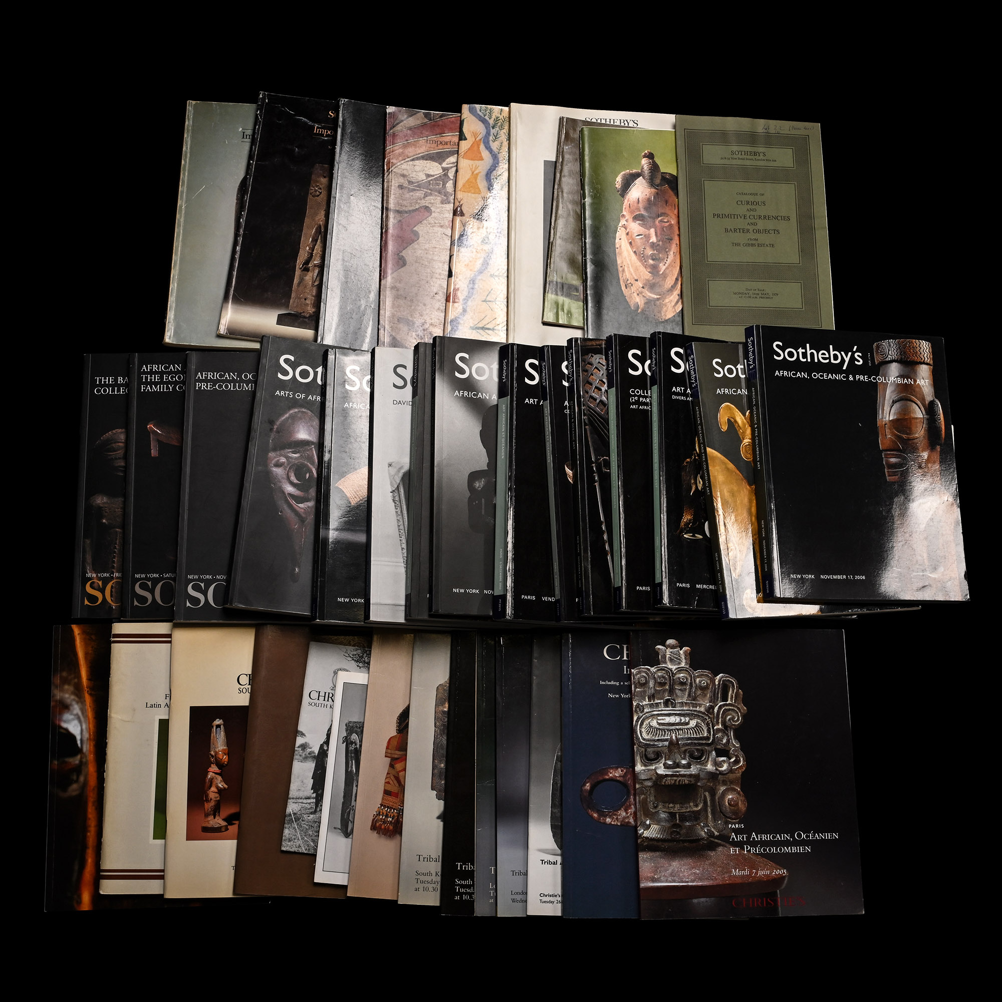 Sotheby's and Christie's Tribal, African, Pre-Columbian, American and Oceanic Art Auction Catalogues - 38 Titles