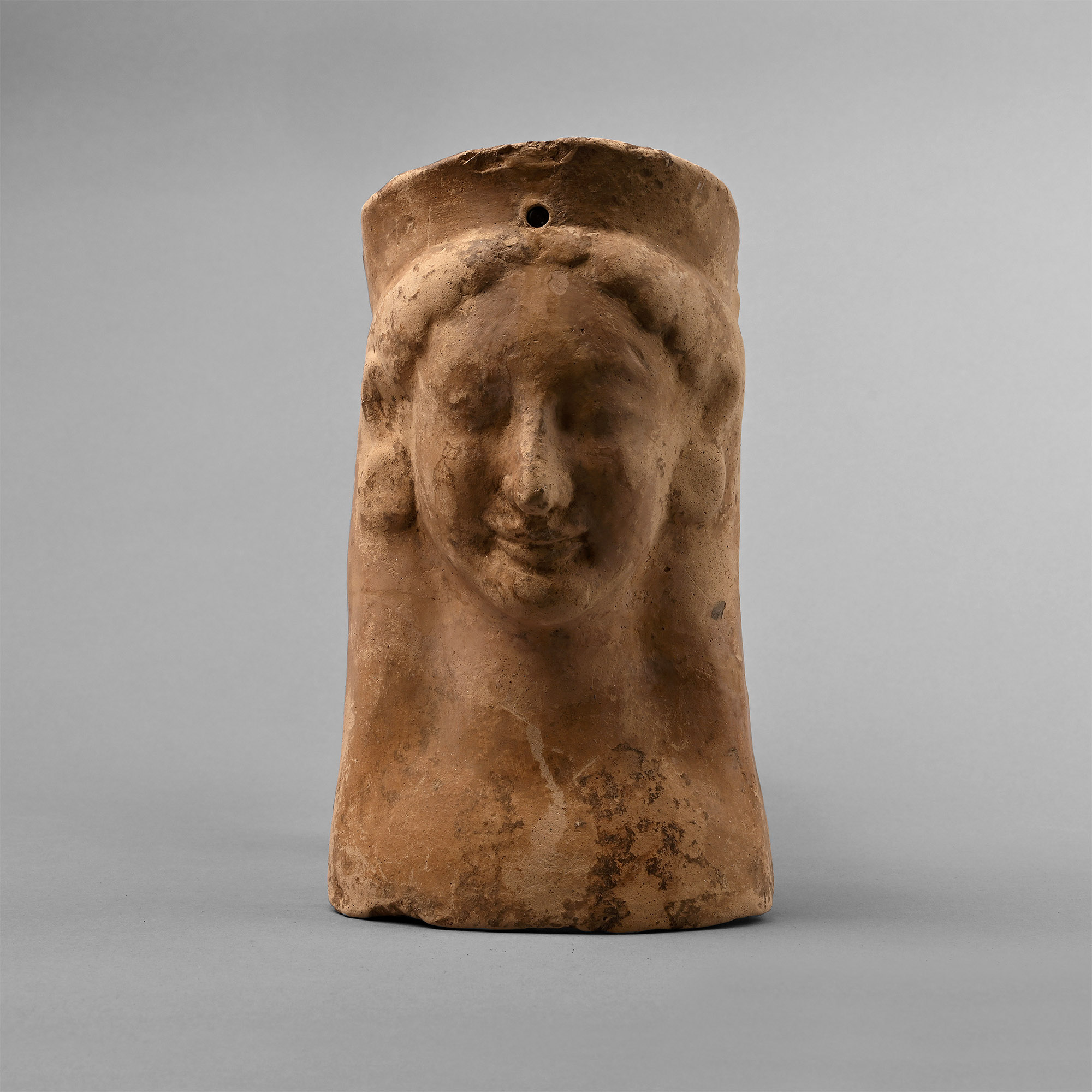 Greek Terracotta Female Protome