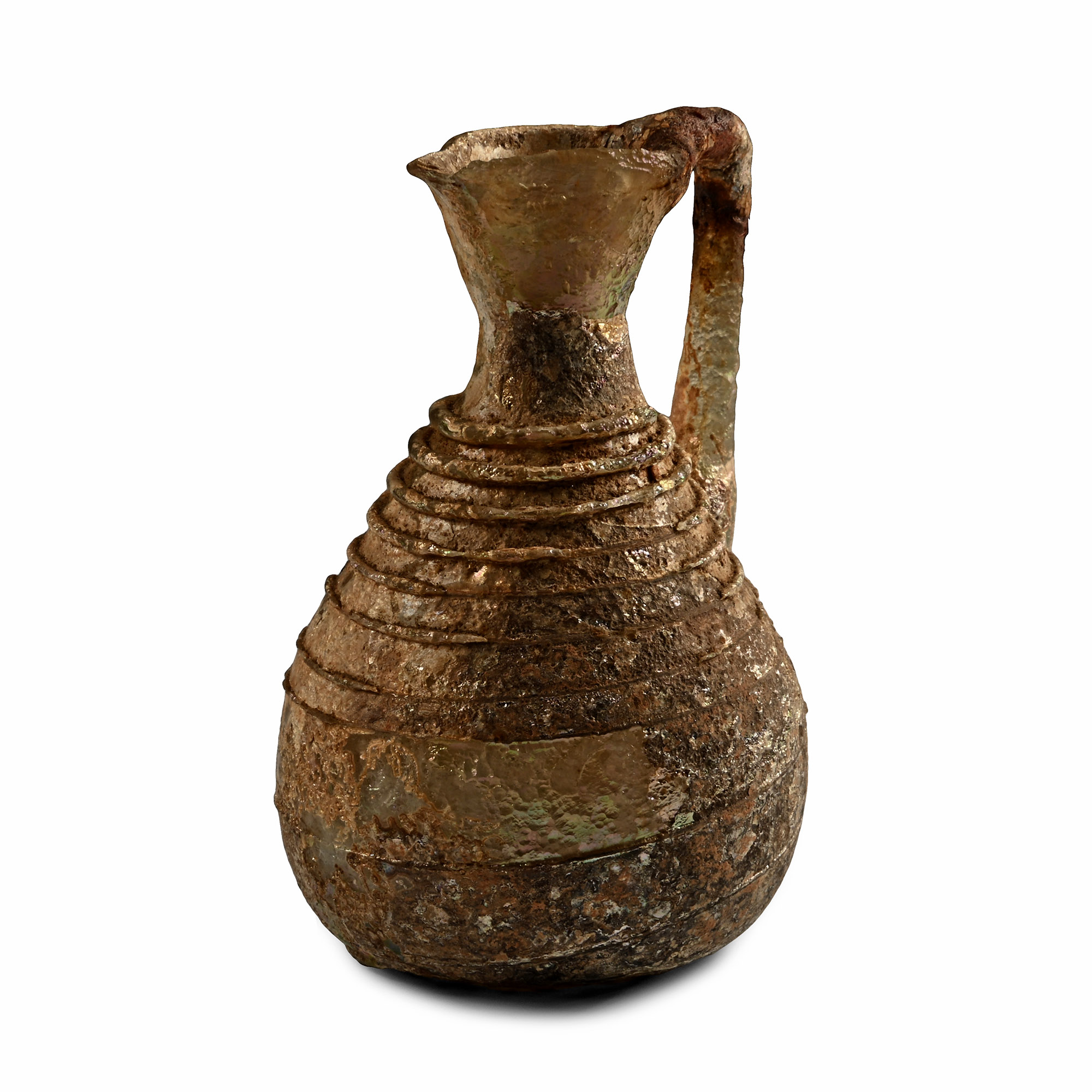 Roman Glass Jug with Trails
