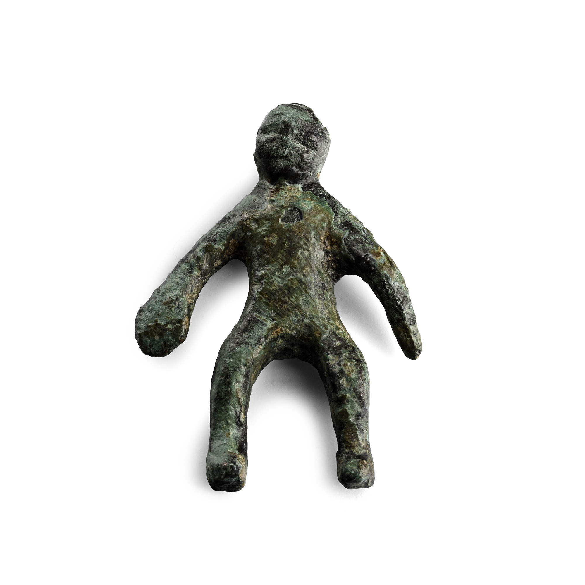 Roman Bronze Rider Statuette