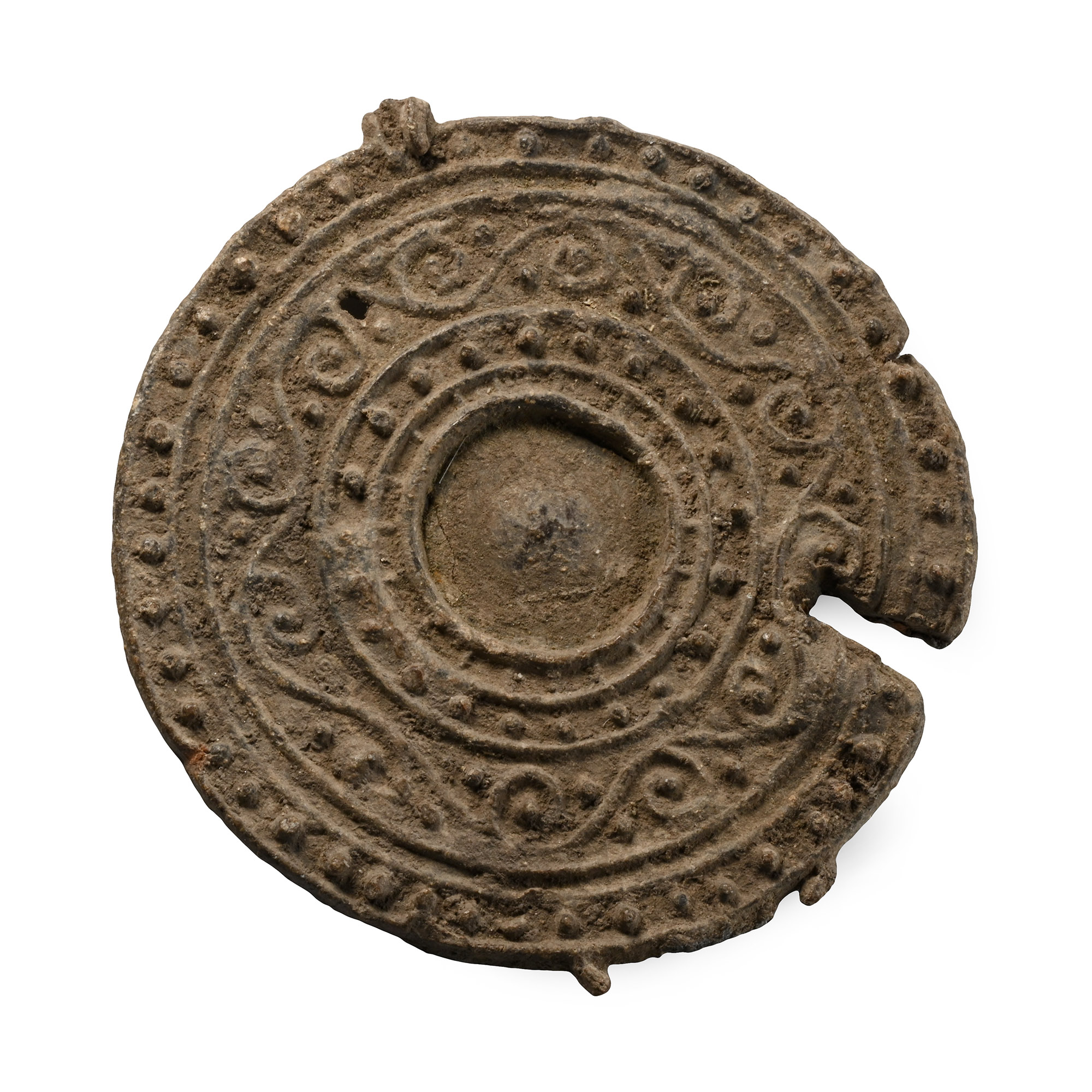 Roman Lead Votive Mirror