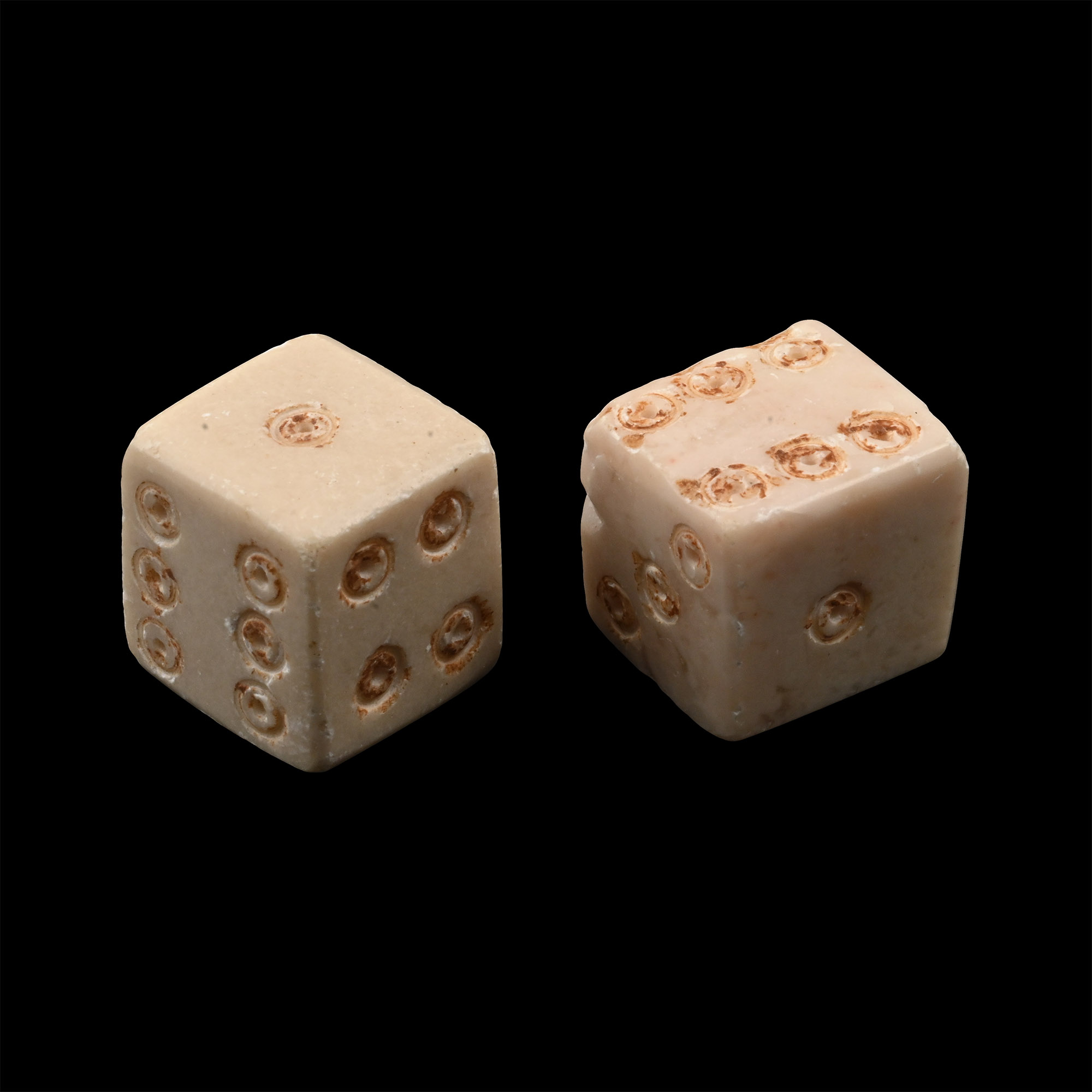 Marble Gaming Dice Pair
