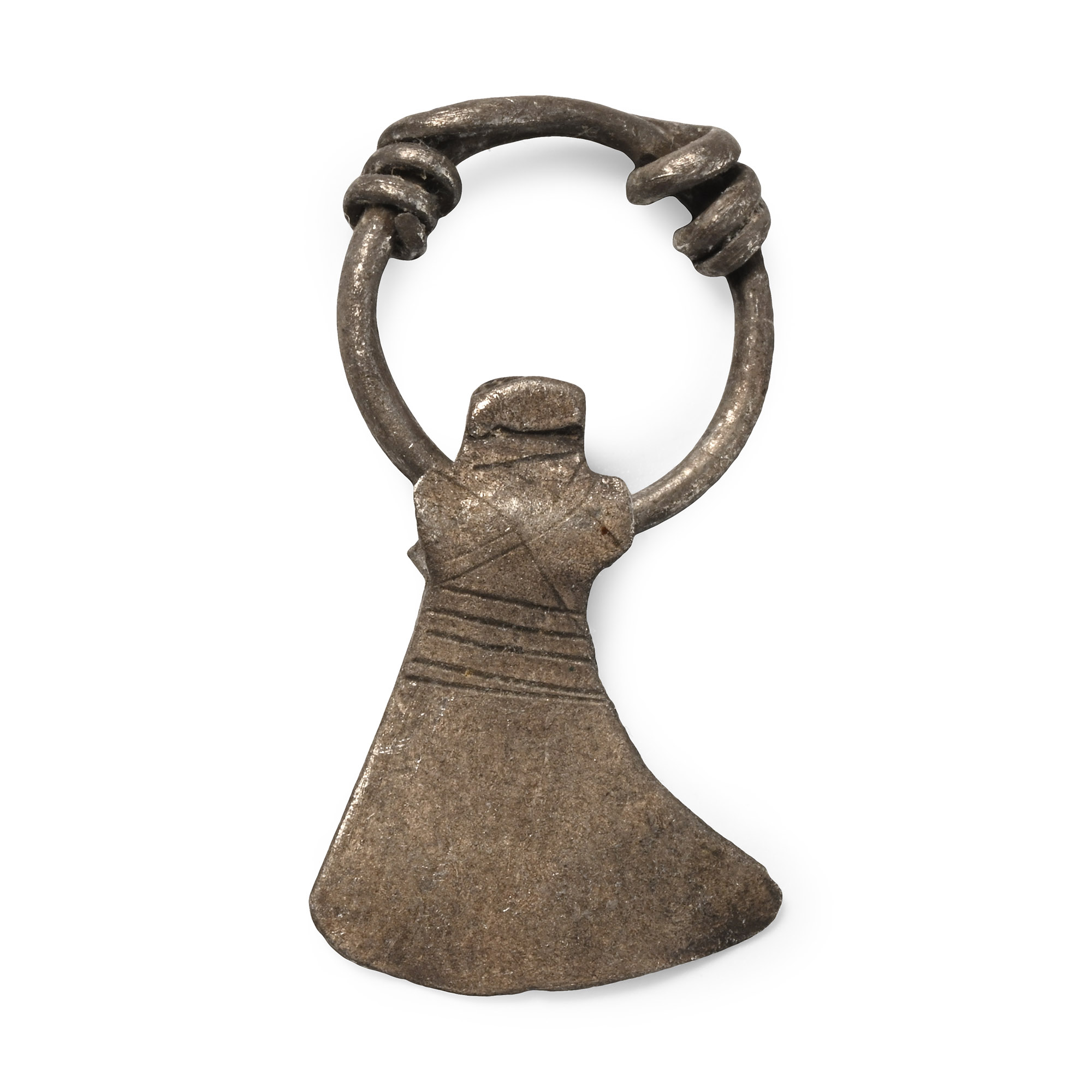 Viking Age Silver Axe Pendant