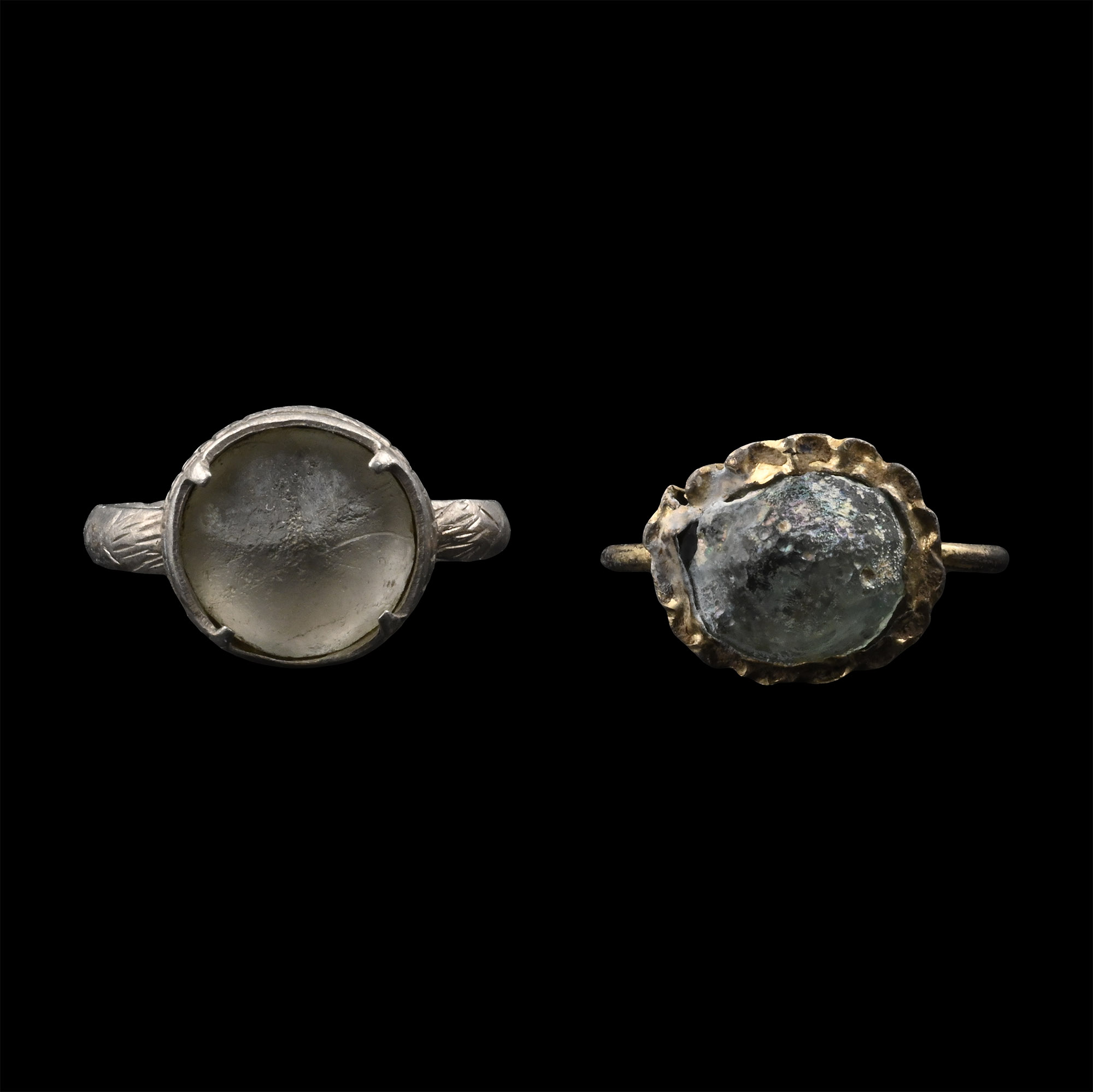 Post Medieval Silver Ring Group