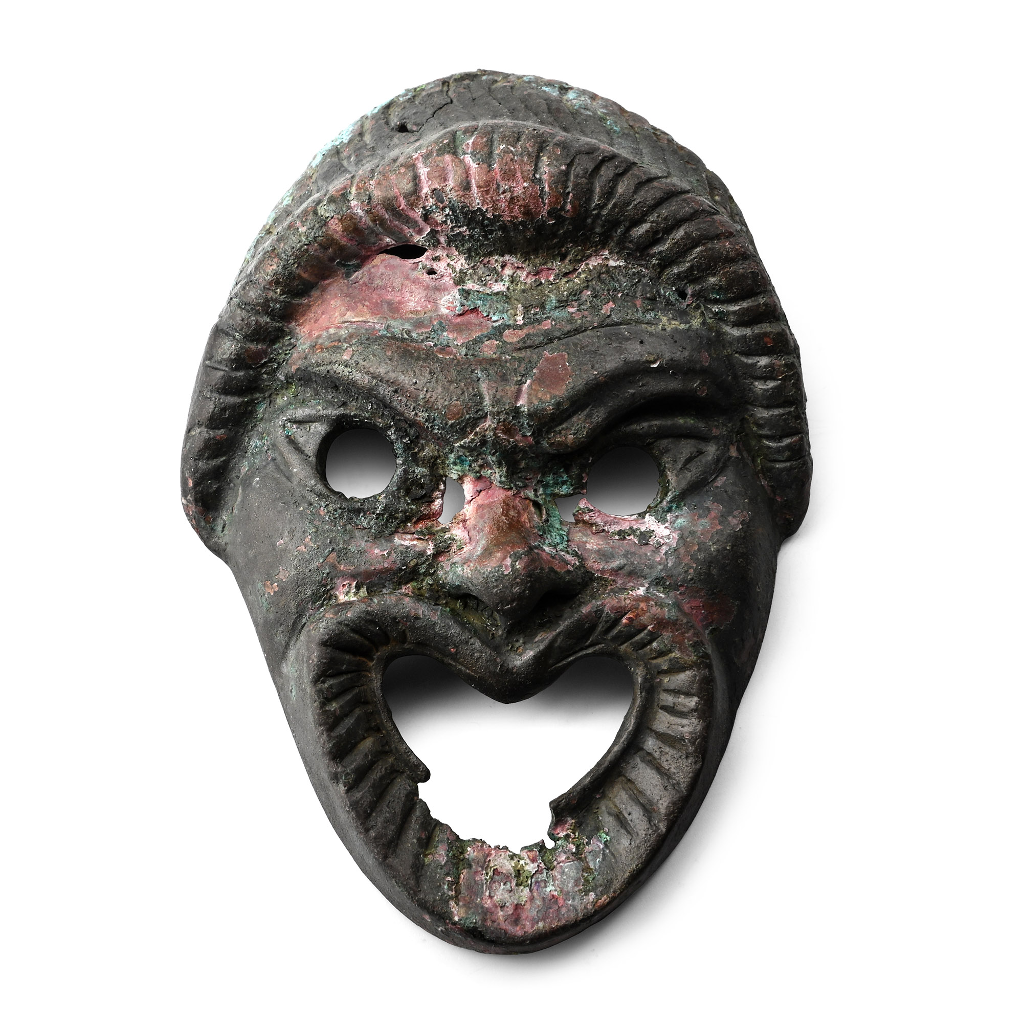 Roman Bronze Actor's Mask