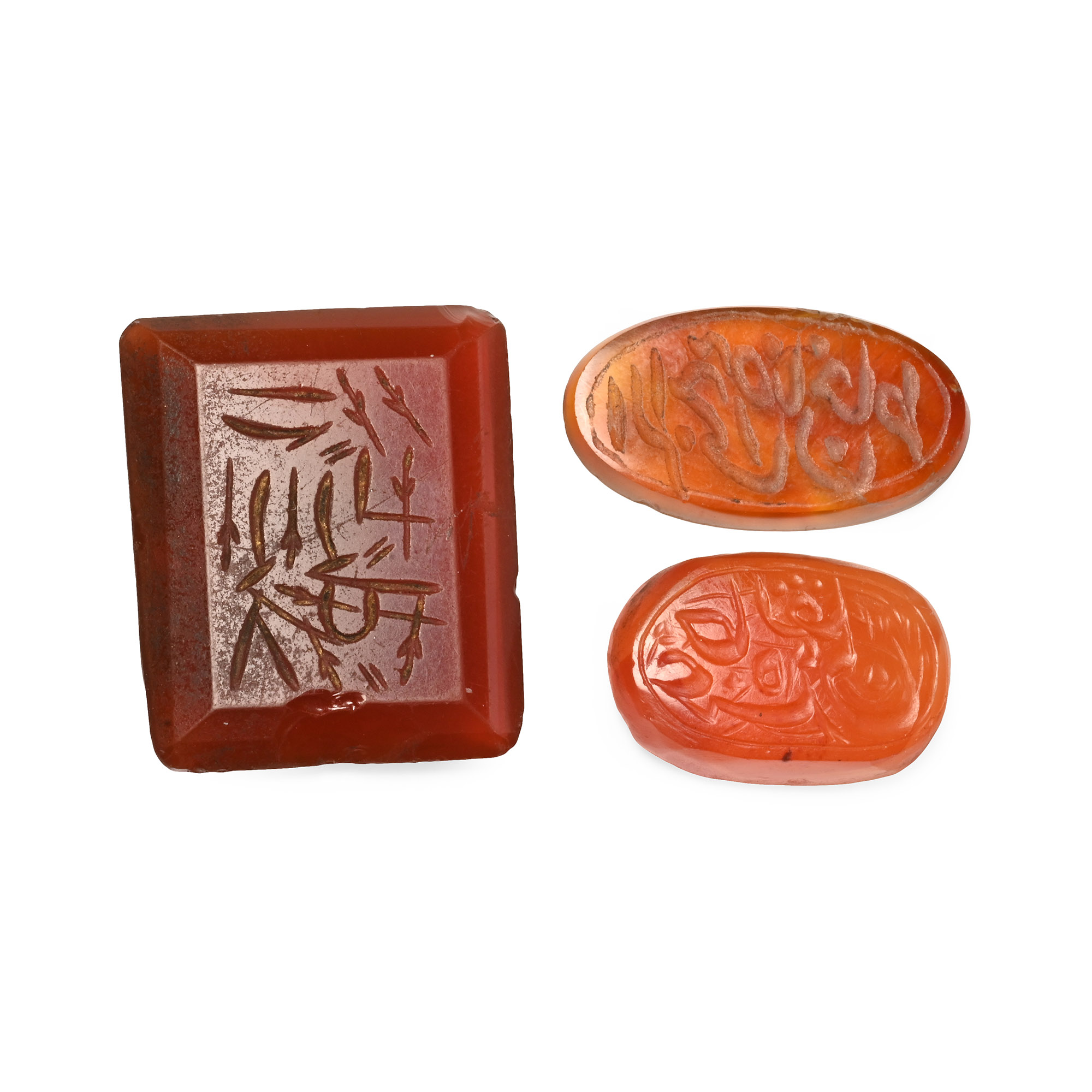 Western Asiatic Calligraphic Gemstone Group