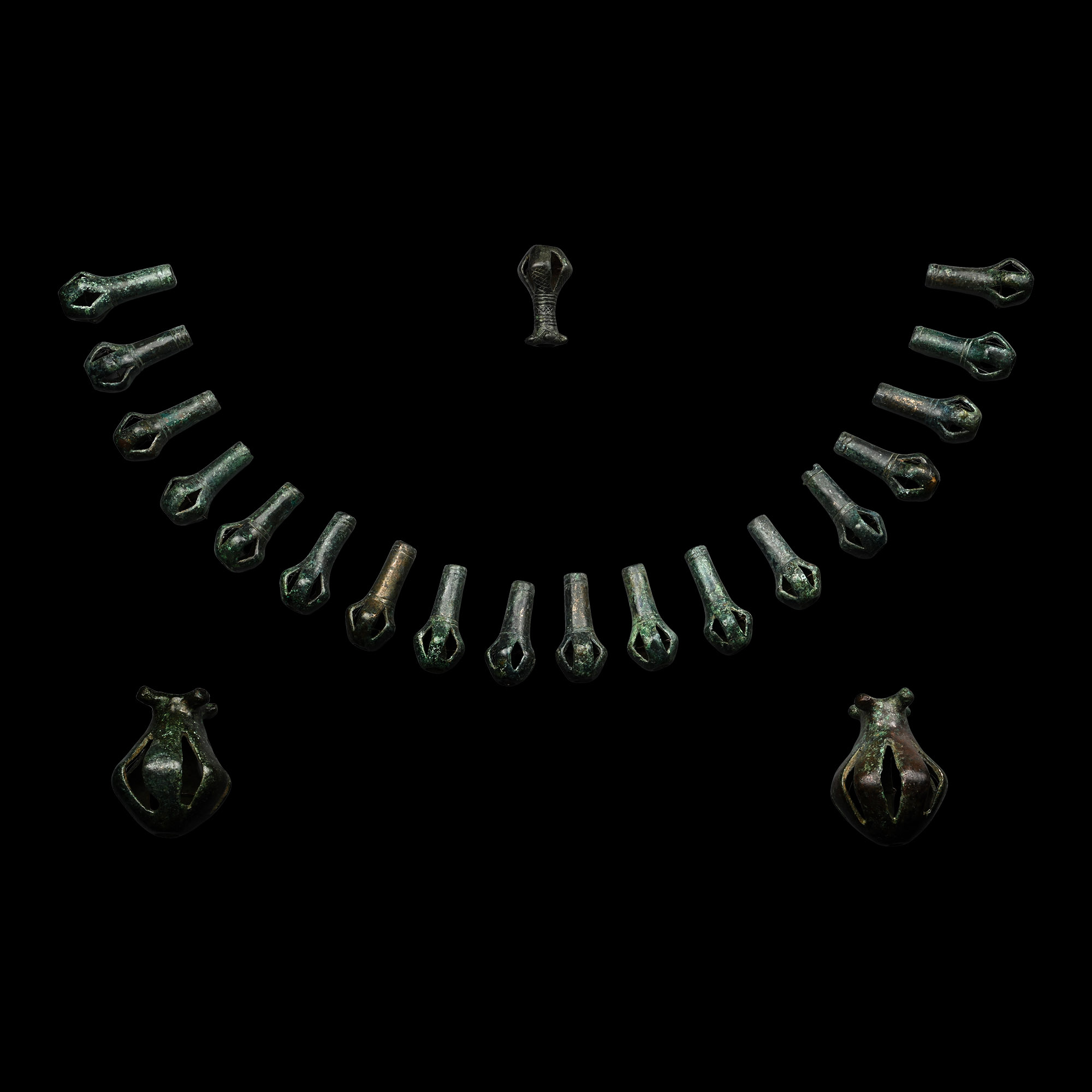 Greek Bronze Openwork Pendant Collection