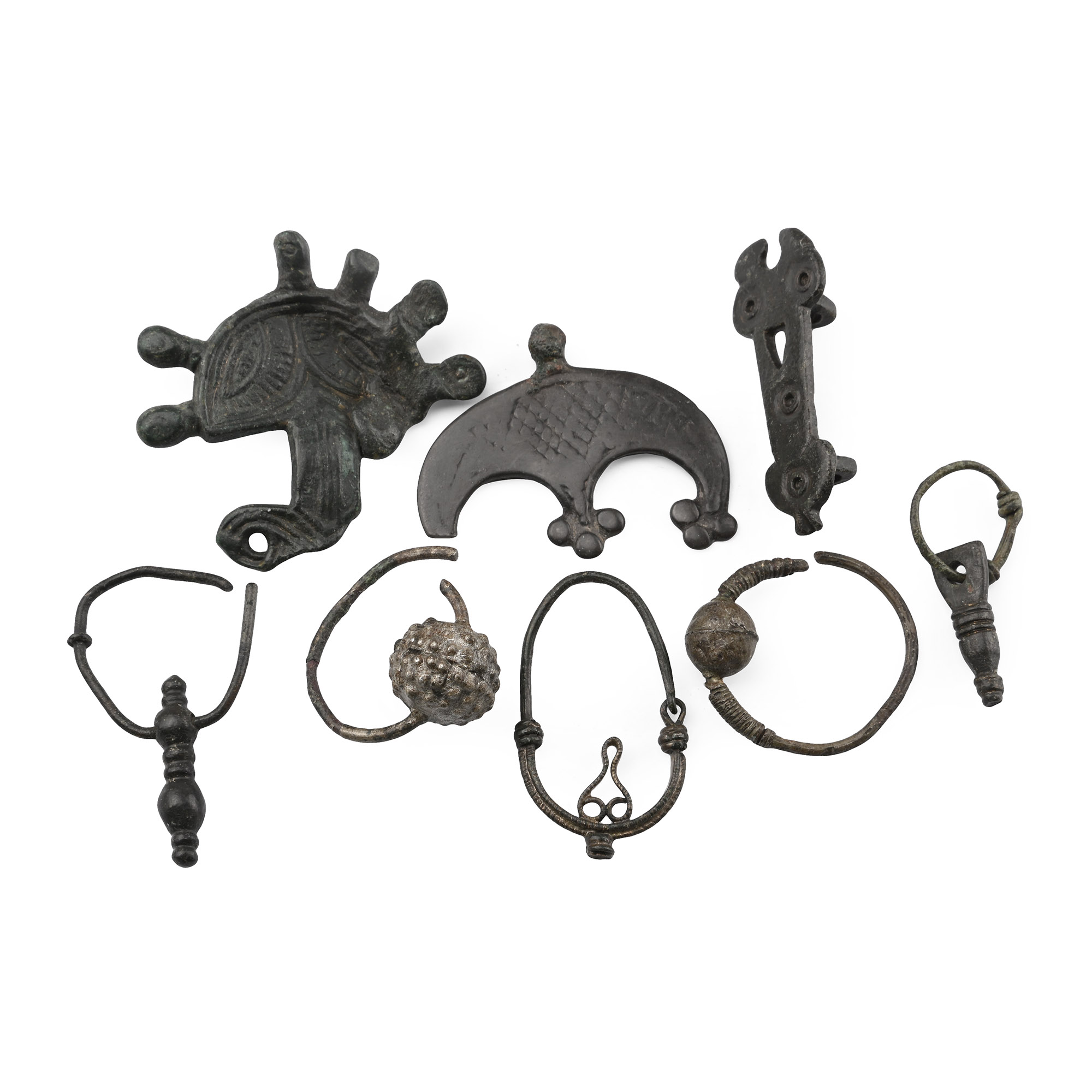 Migration Period Bronze Fragment Group