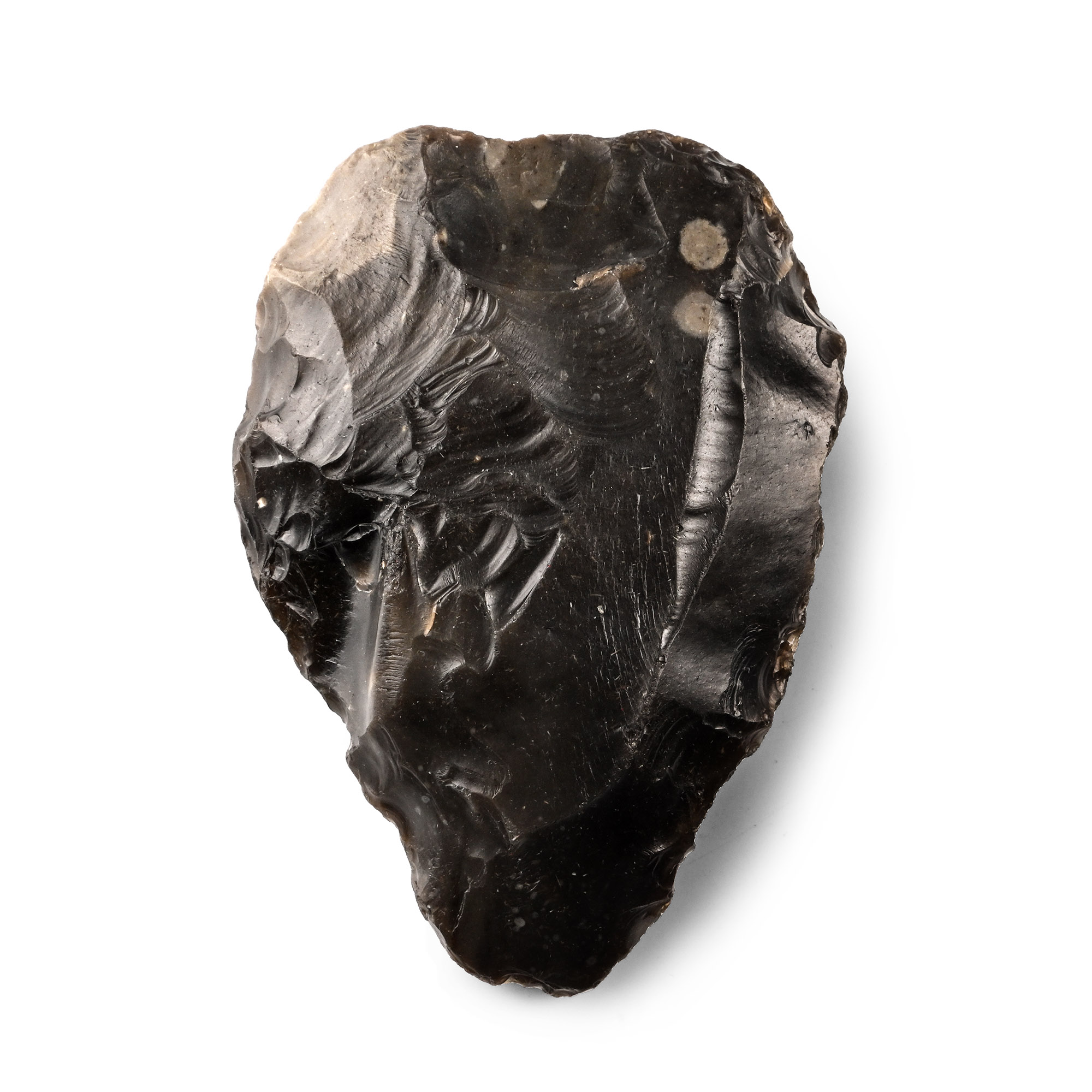'British Museum Recorded' Stone Age Homo Heidelbergensis Flint Handaxe from Happisburgh