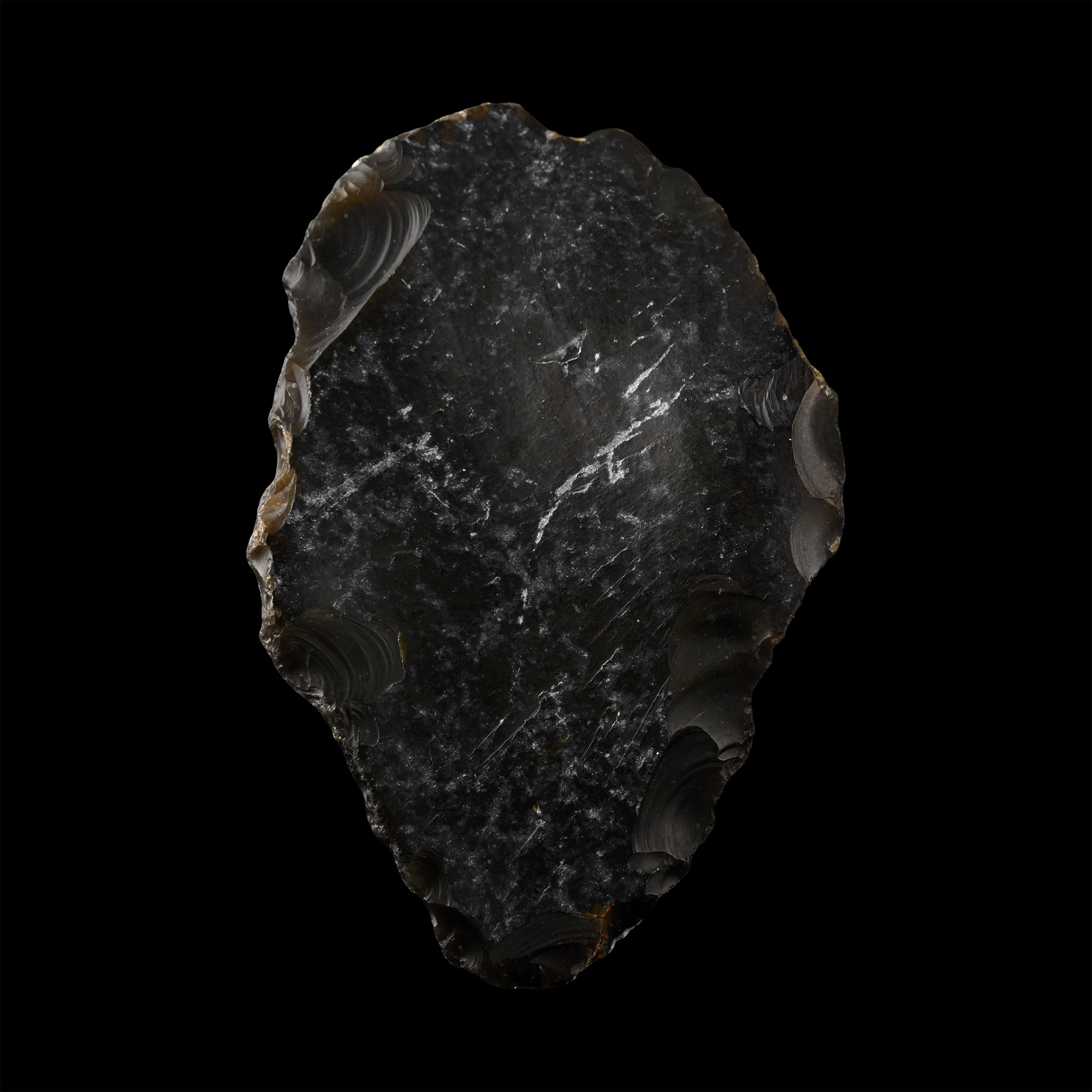 Stone Age Homo Heidelbergensis Flint Handaxe from Happisburgh