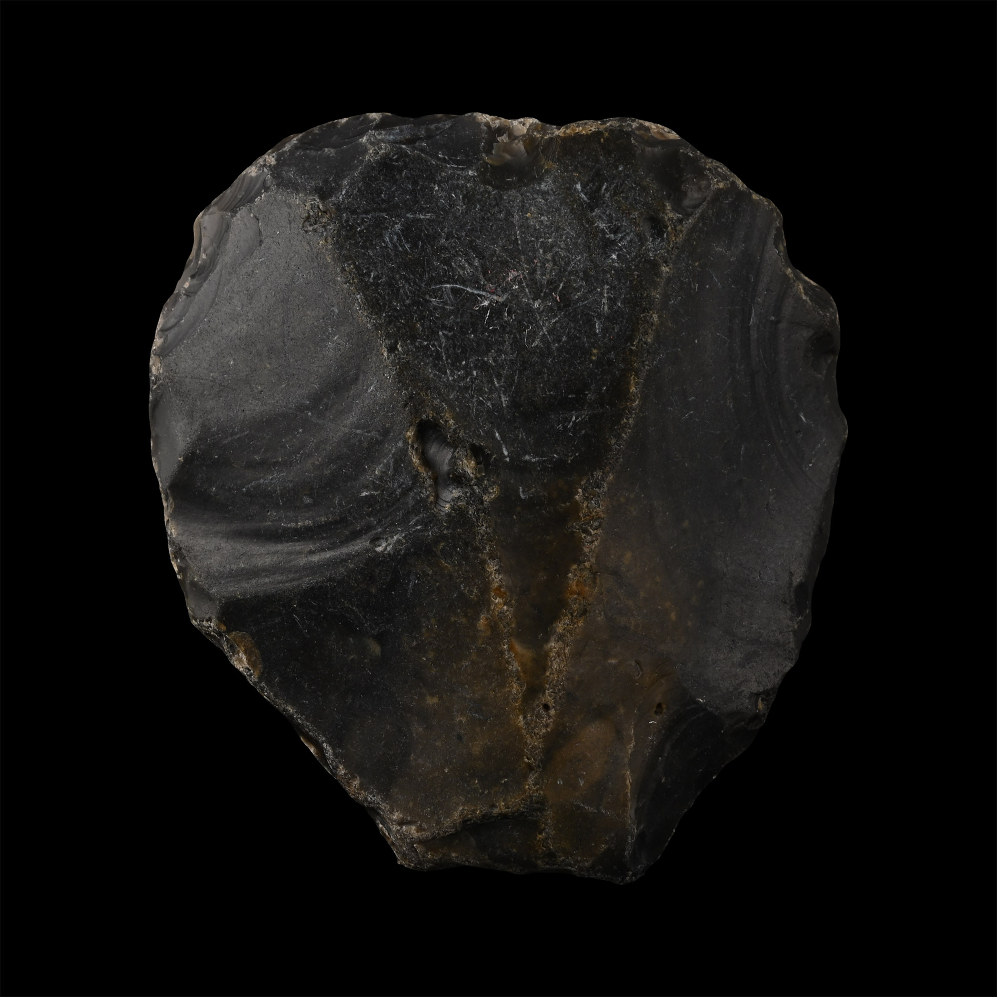 Worked flint flake from Happisburgh, Norfolk