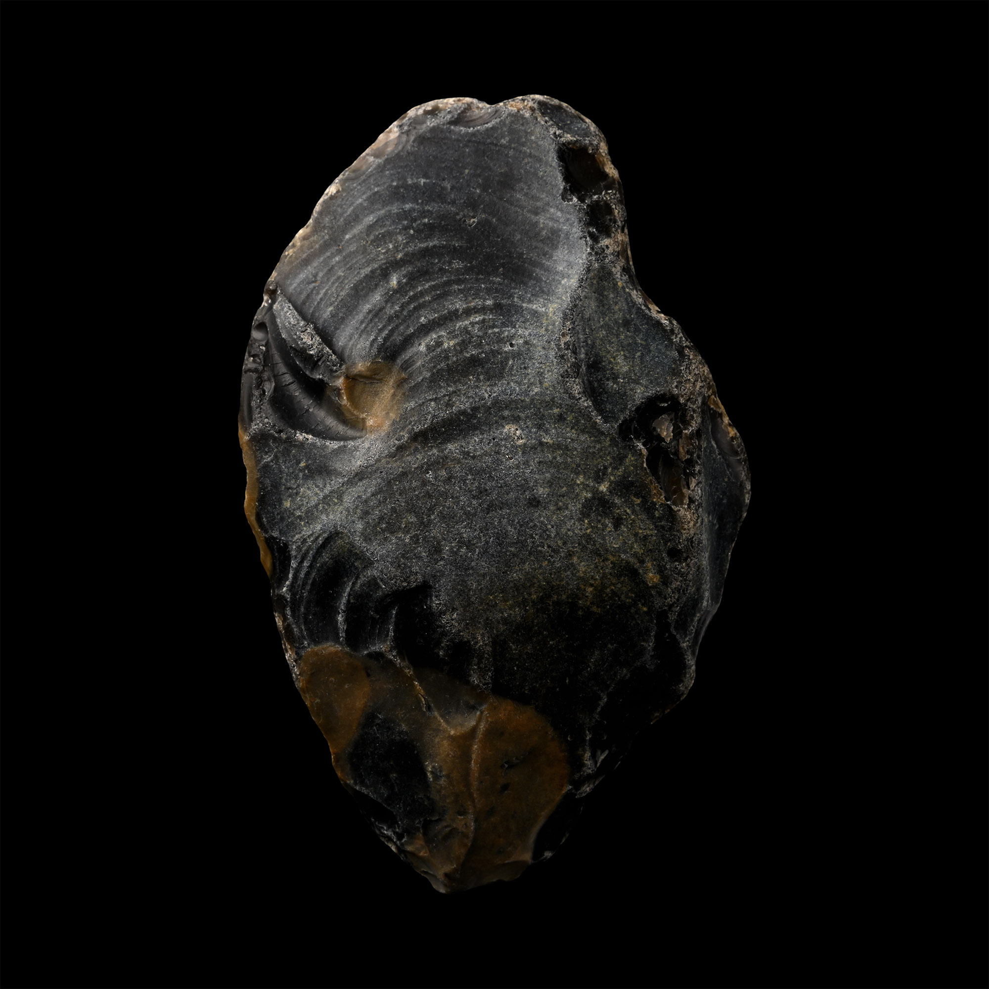 Stone Age Homo Heidelbergensis Uniface Flint Handaxe from Happisburgh
