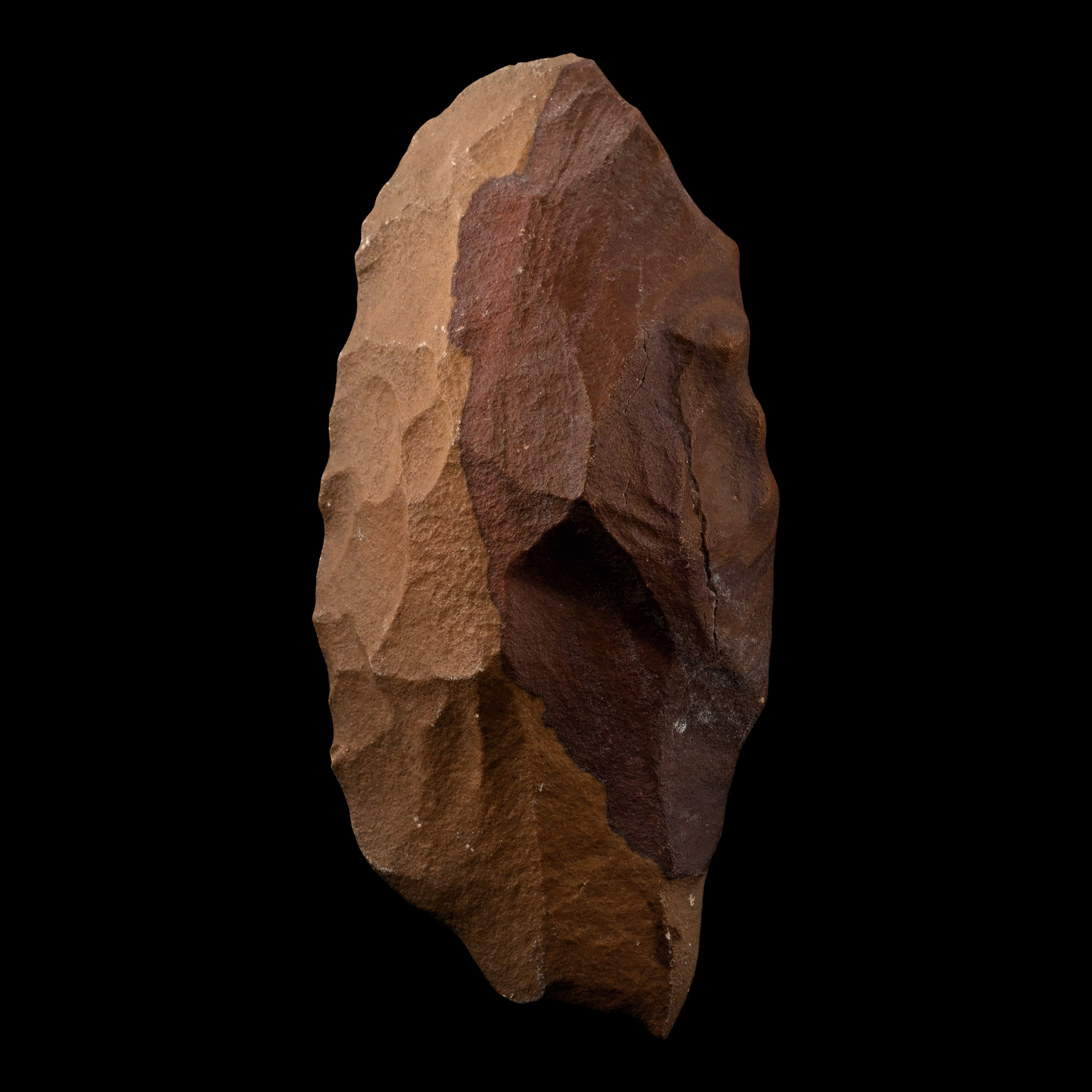 Large Stone Age Homo Erectus Stone Handaxe