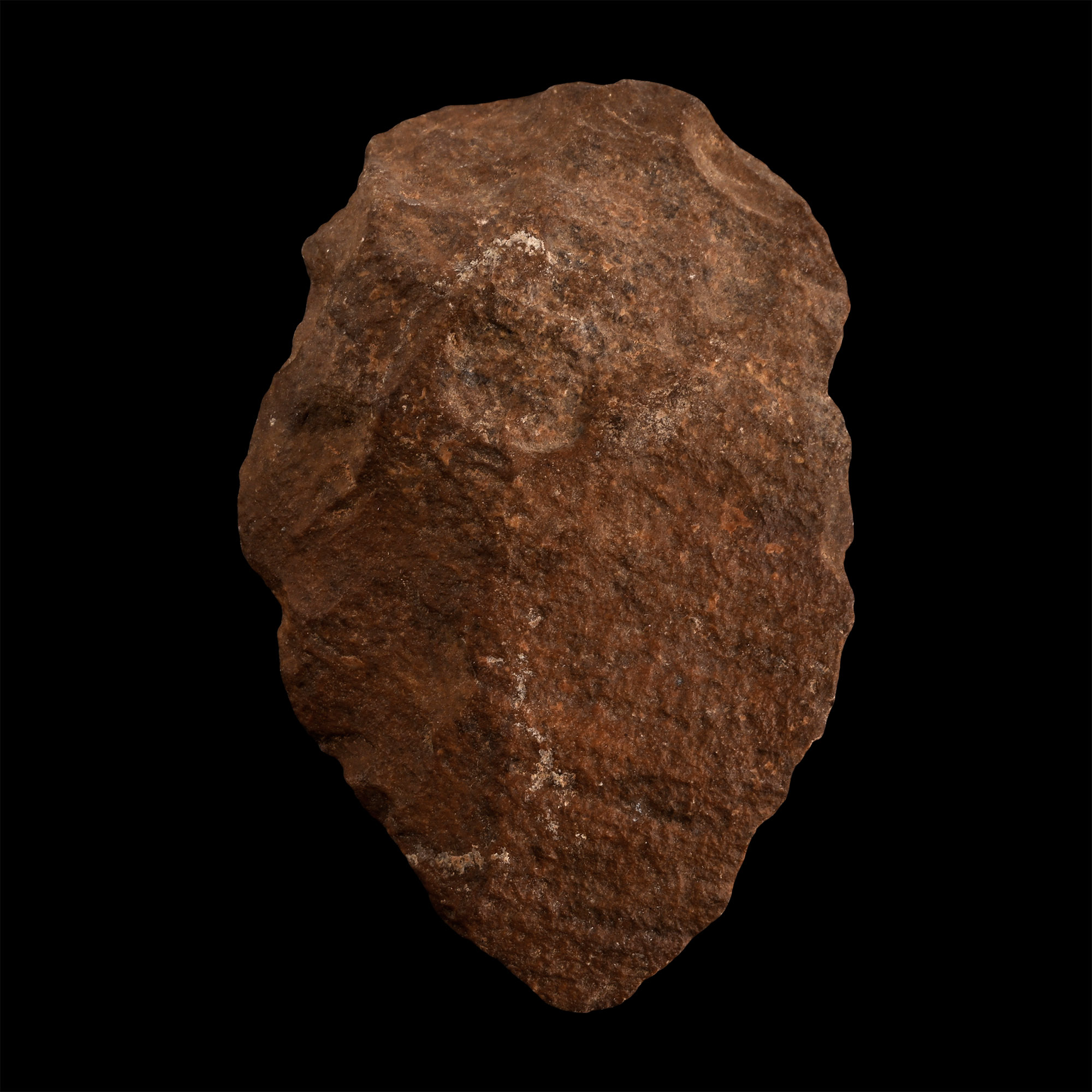 Large Stone Age Homo Erectus Stone Handaxe