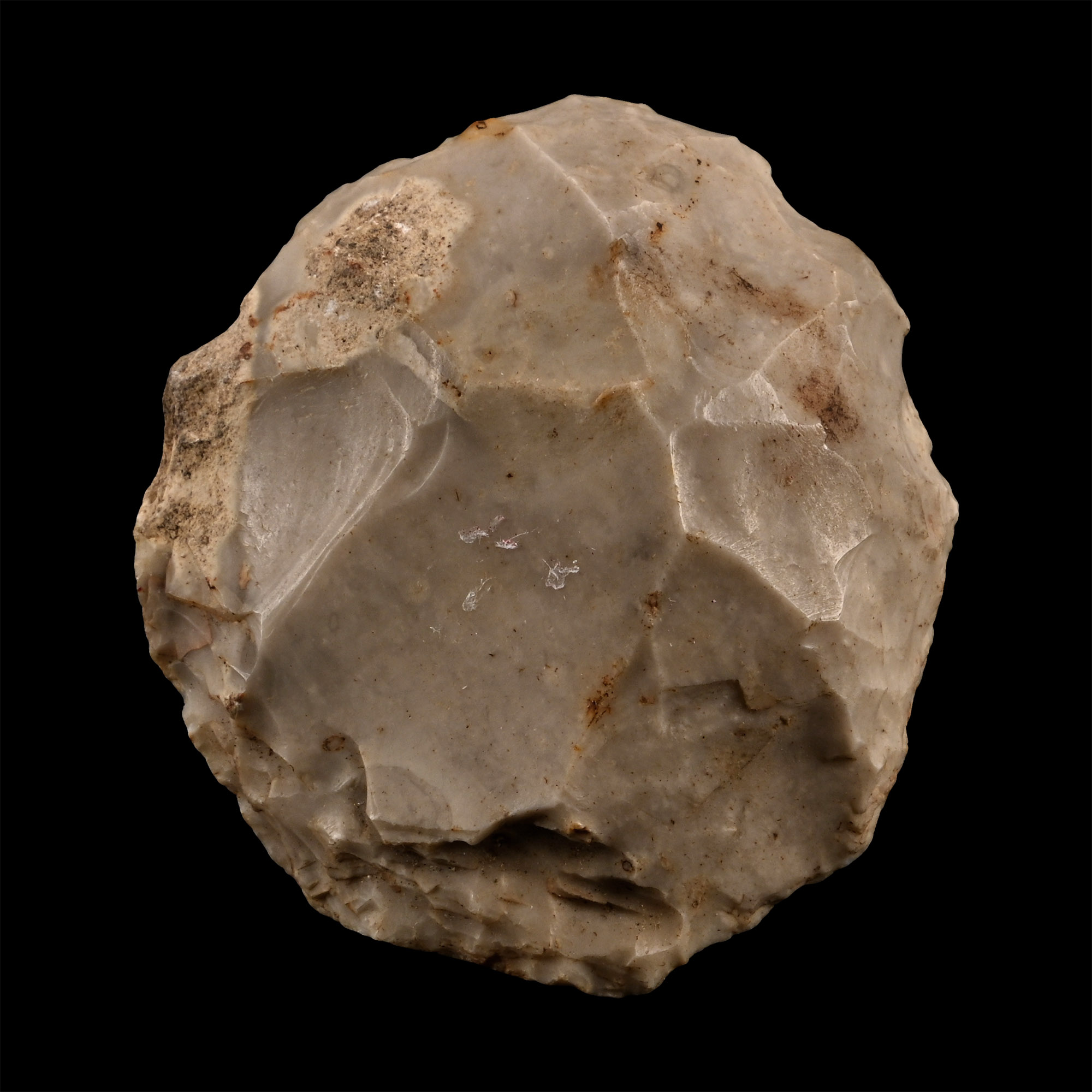 British Stone Age Turtle Back Flint Scraper from Fullbrook Farm