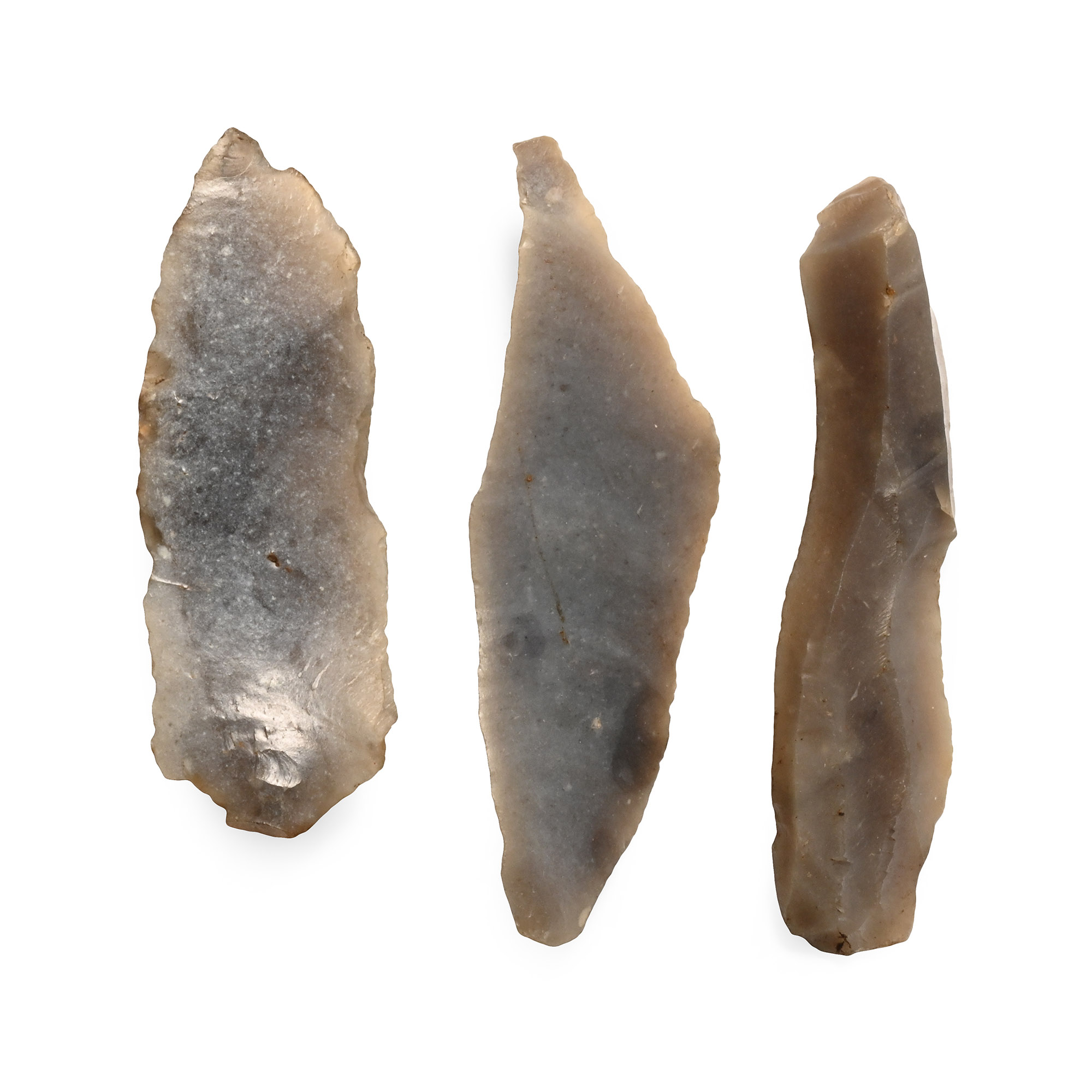 British Stone Age Flint Blades from Farnham