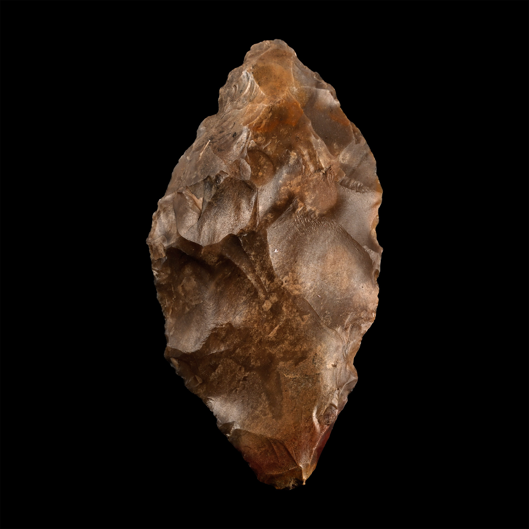 Stone Age Leaf-Shaped Flint Knife