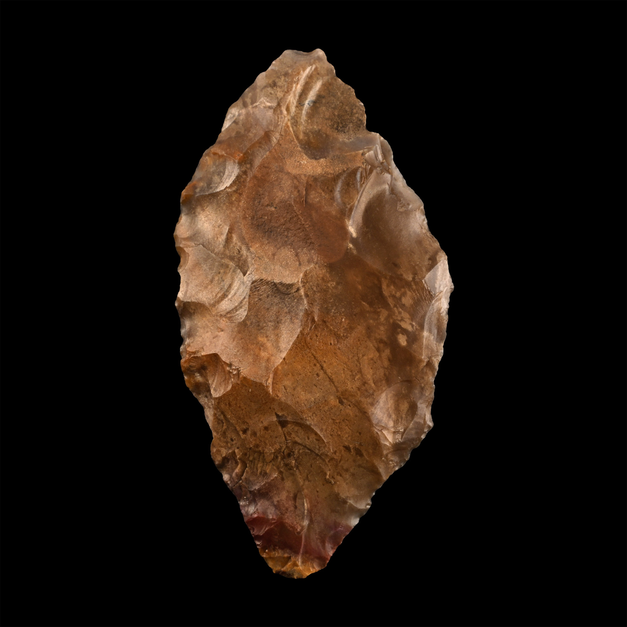 Stone Age Leaf-Shaped Flint Knife