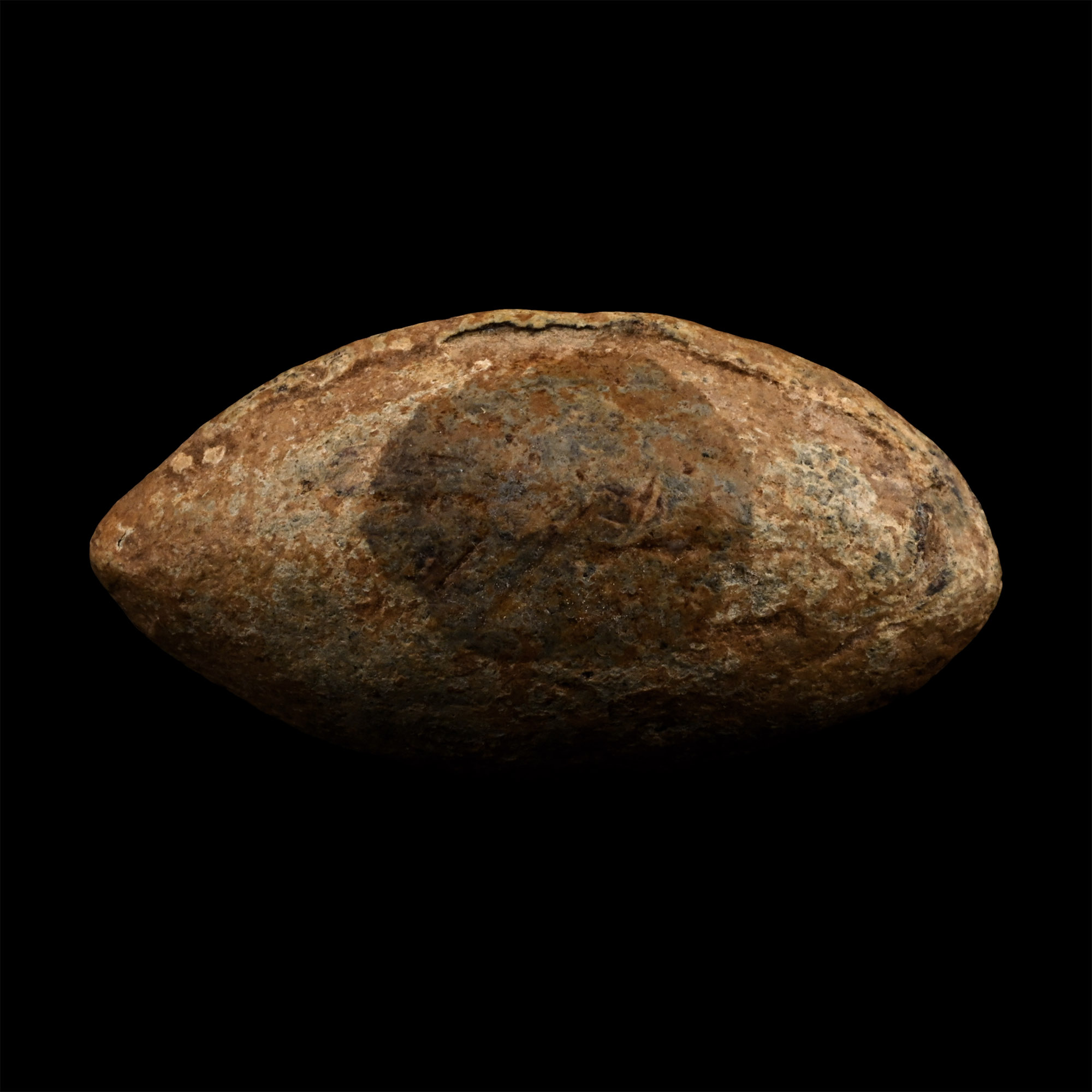 Greek Hellenic Inscribed Lead Slingshot