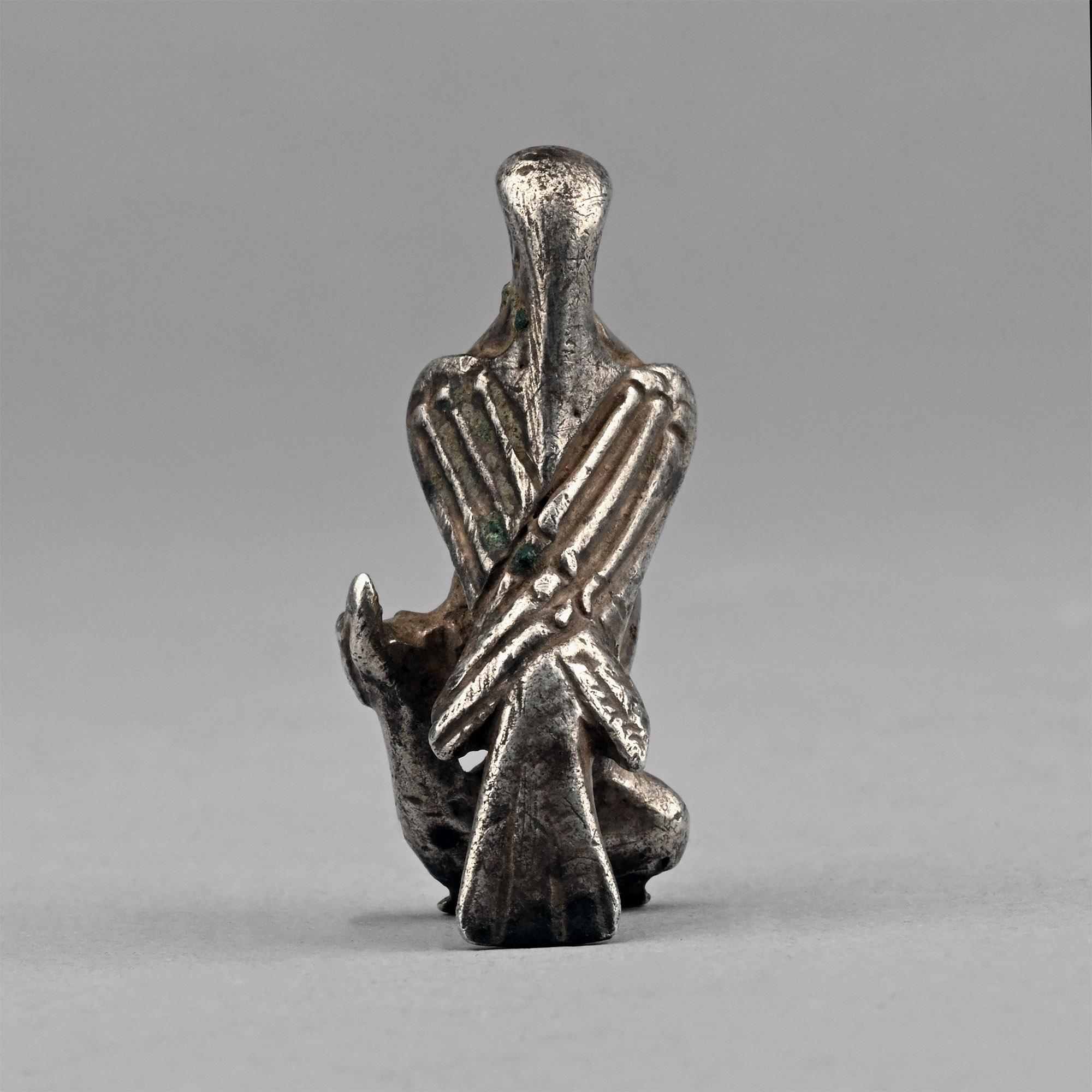 Roman Silver Eagle Holding a Deer