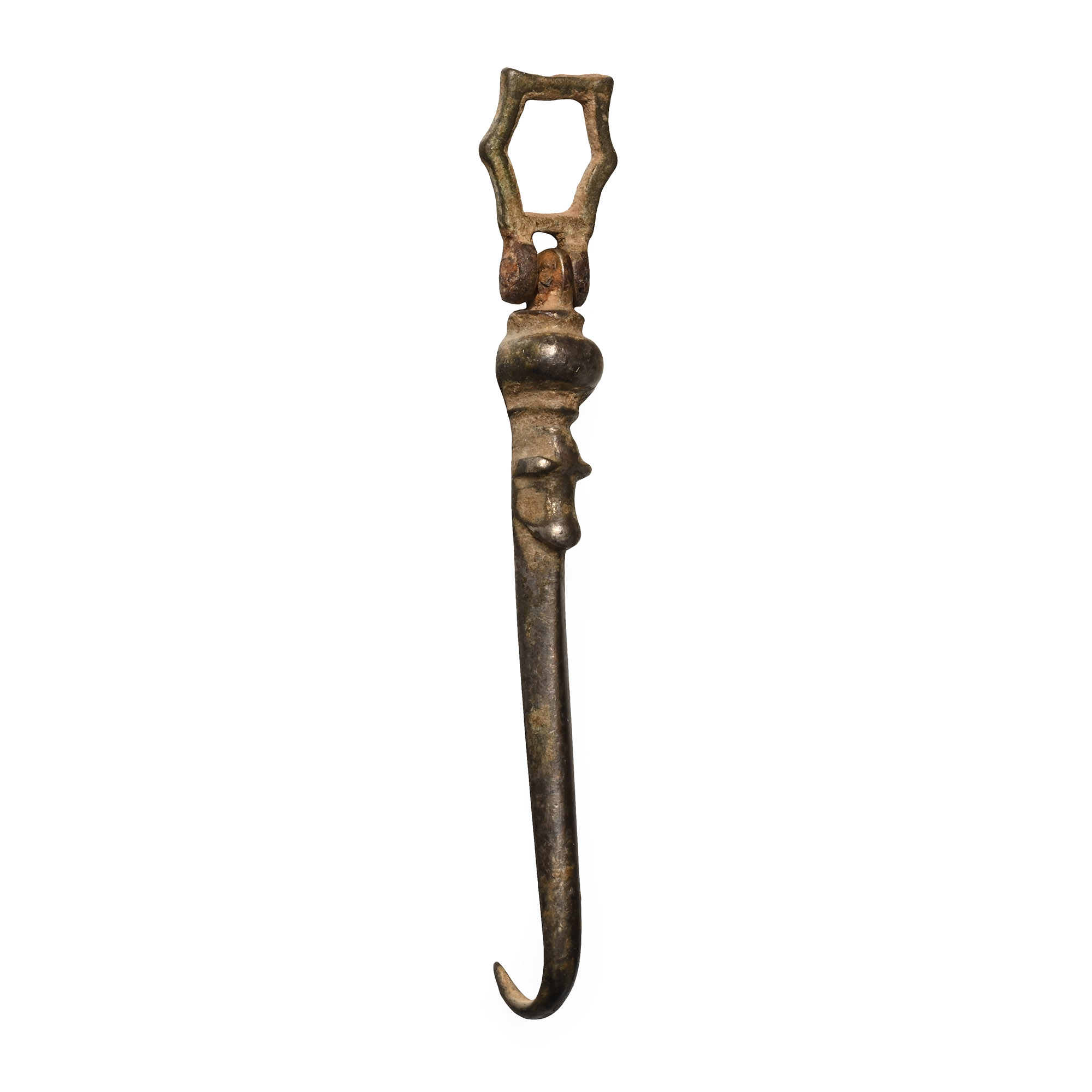 Medieval Articulated Silver Dress Hook