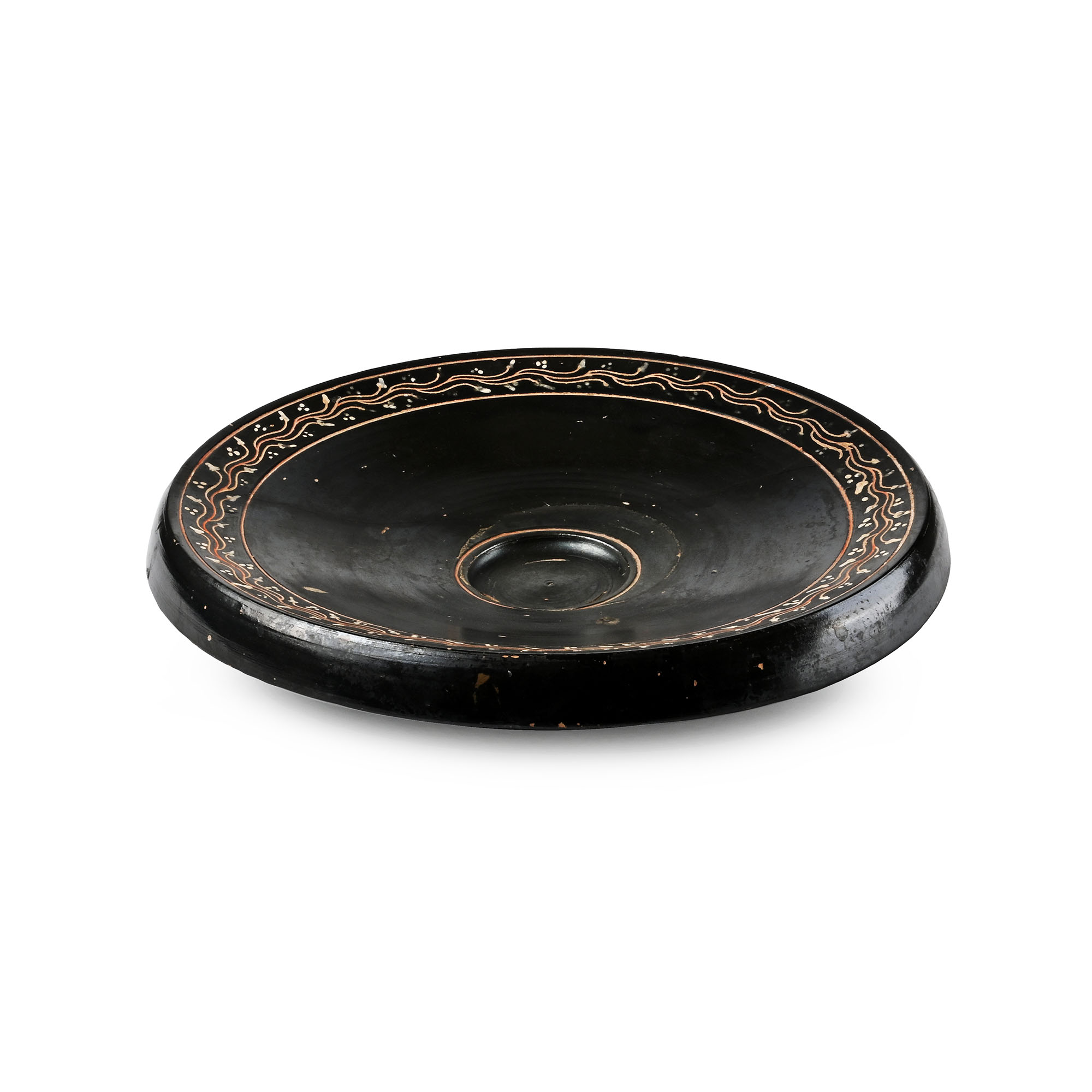 Large Greek Teano-Ware Fish Plate