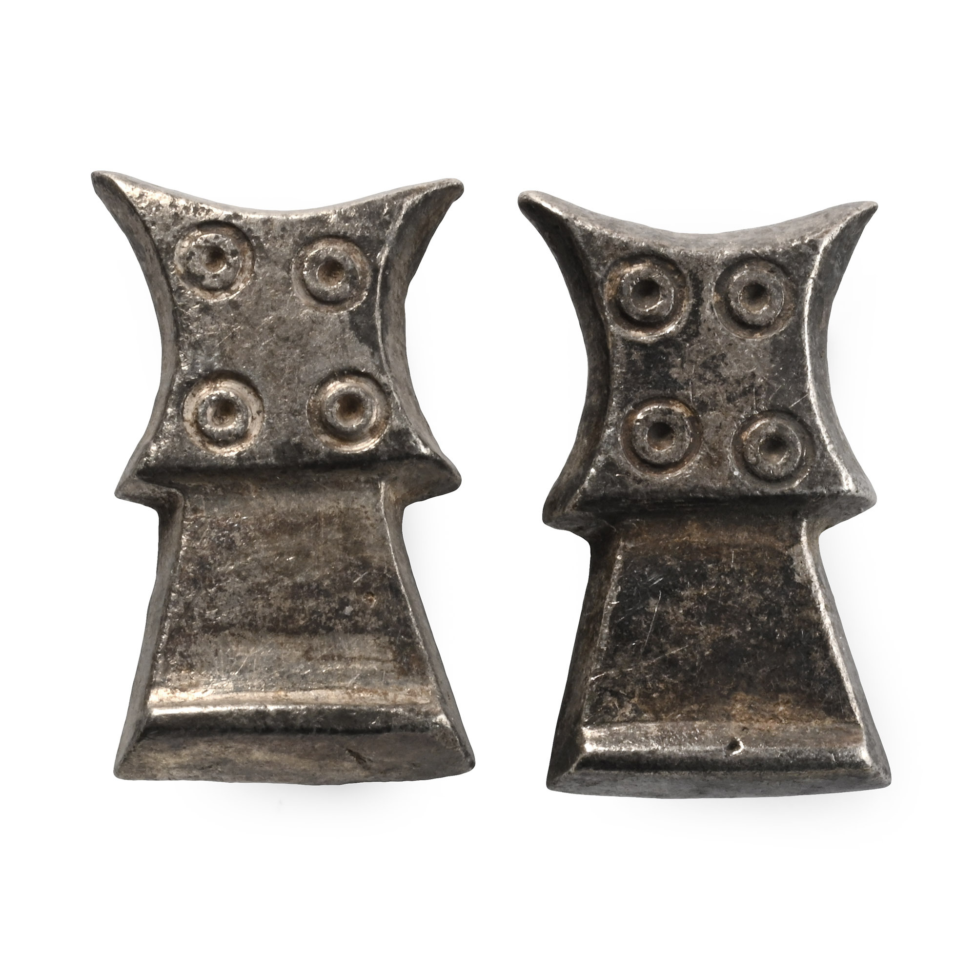 Viking Period Silver Mount Pair