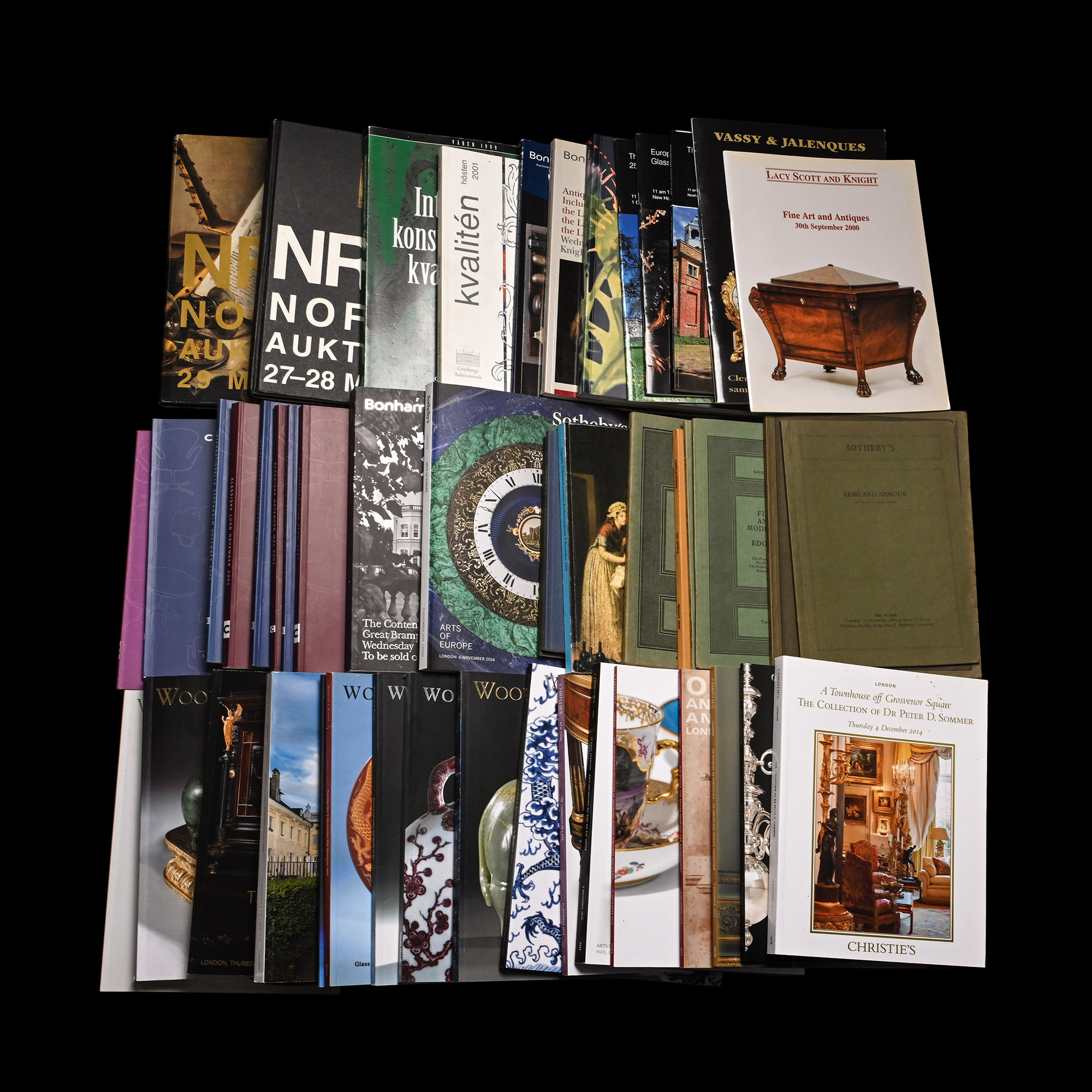 Christie's, Sotheby's, Woolley & Wallis and Other American, English and European Antique and Interiors Art Auction Catalogues Including Arms & Armour - 47 Titles
