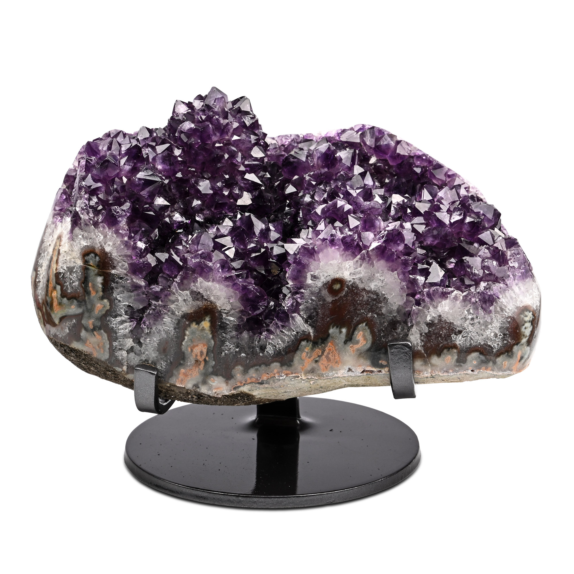 Amethyst Crystal Geode Display