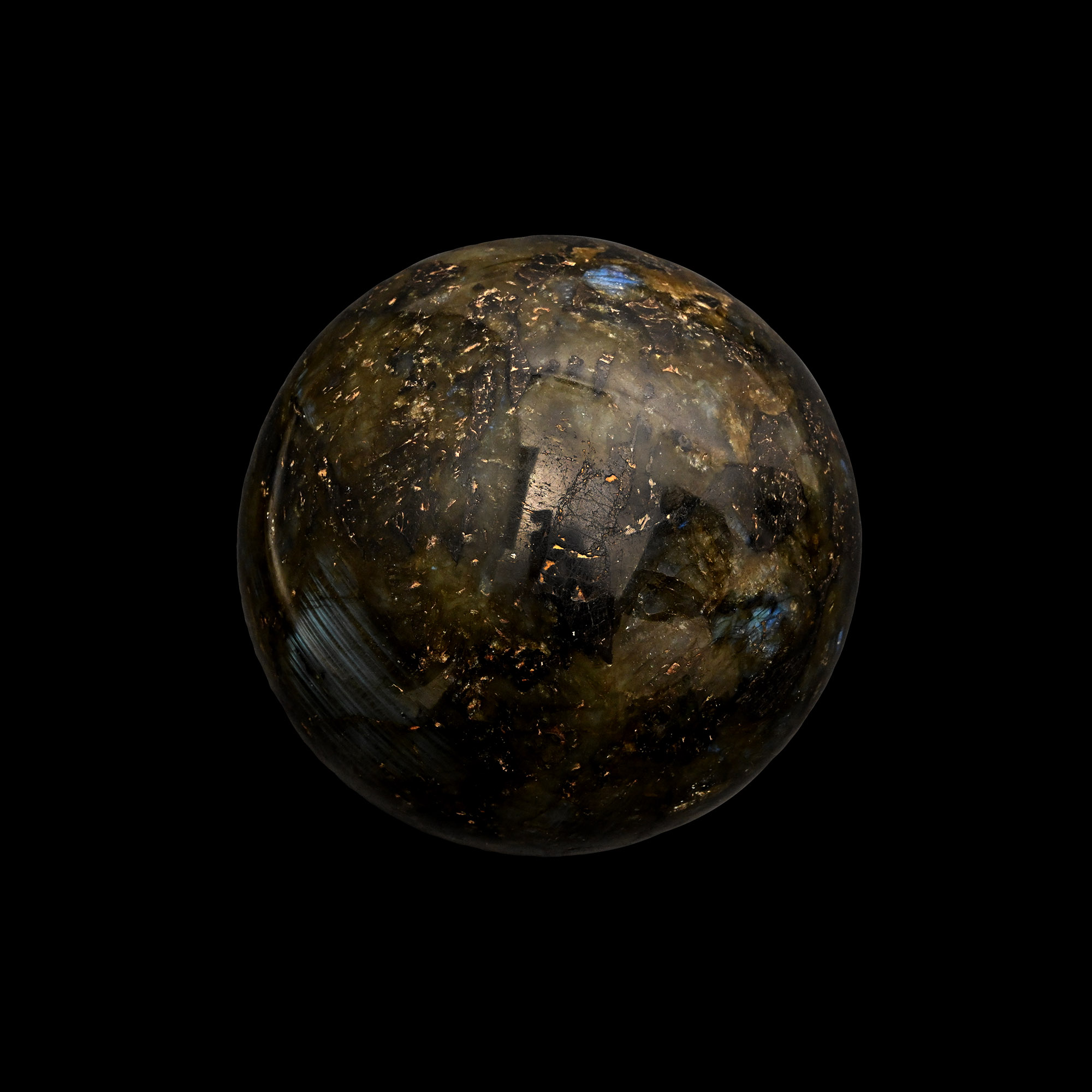 Polished Labradorite Sphere